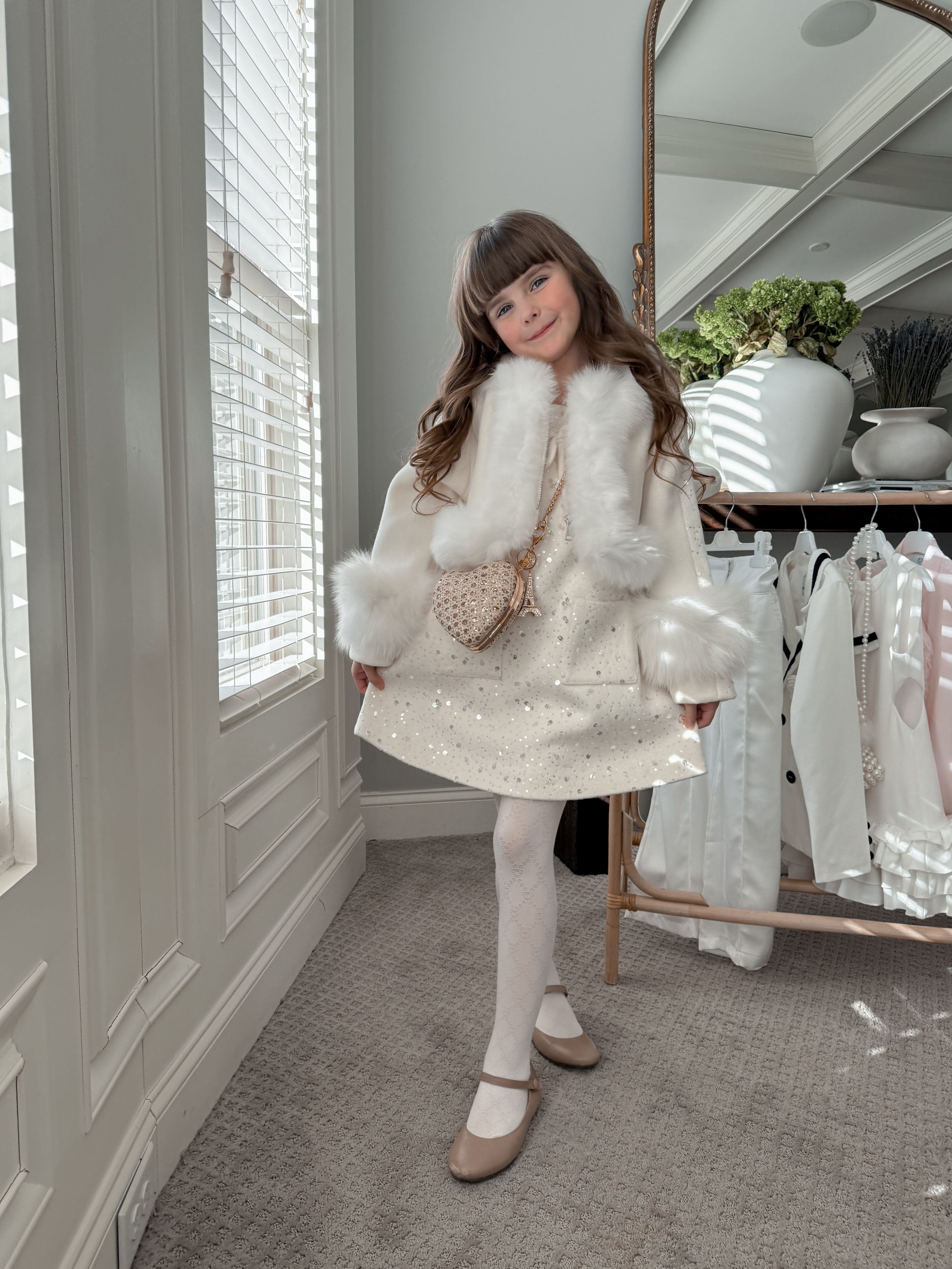 Marshmallow Wool Coat - Petite Maison Kids