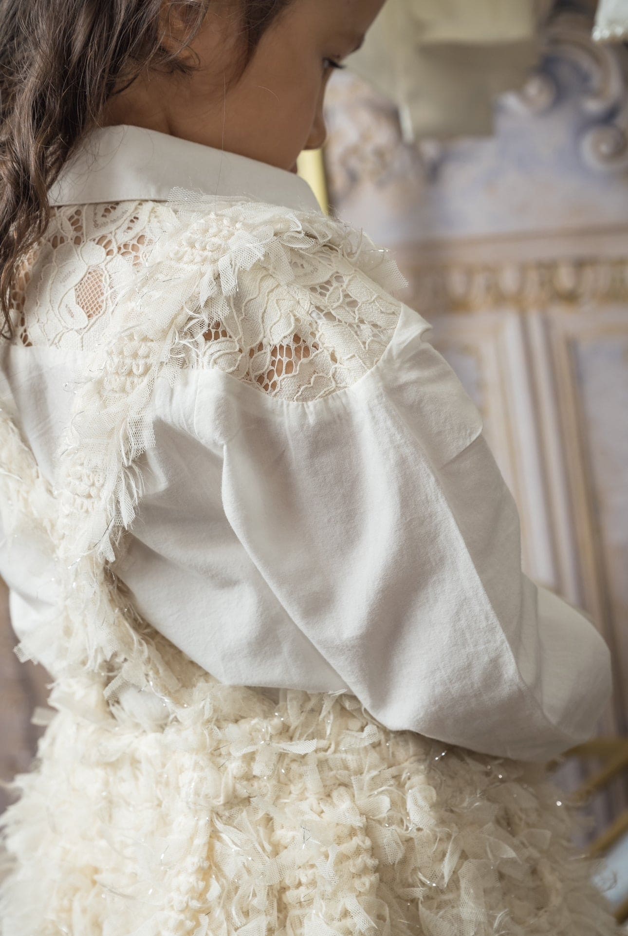 Ivanna Ivory Blouse and Skirt Set - Petite Maison Kids