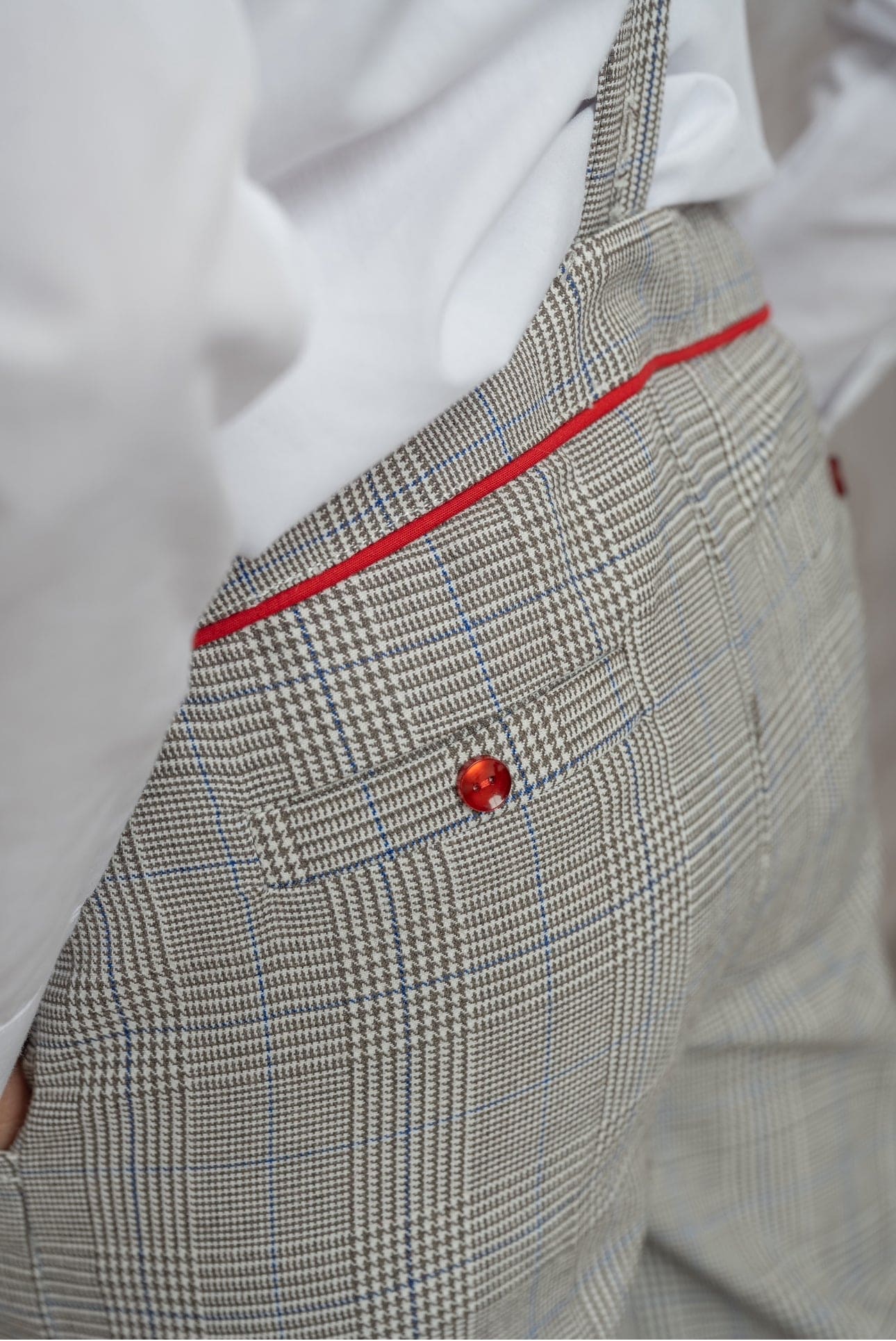 George Tartan Print Top and Pants Set - Petite Maison Kids