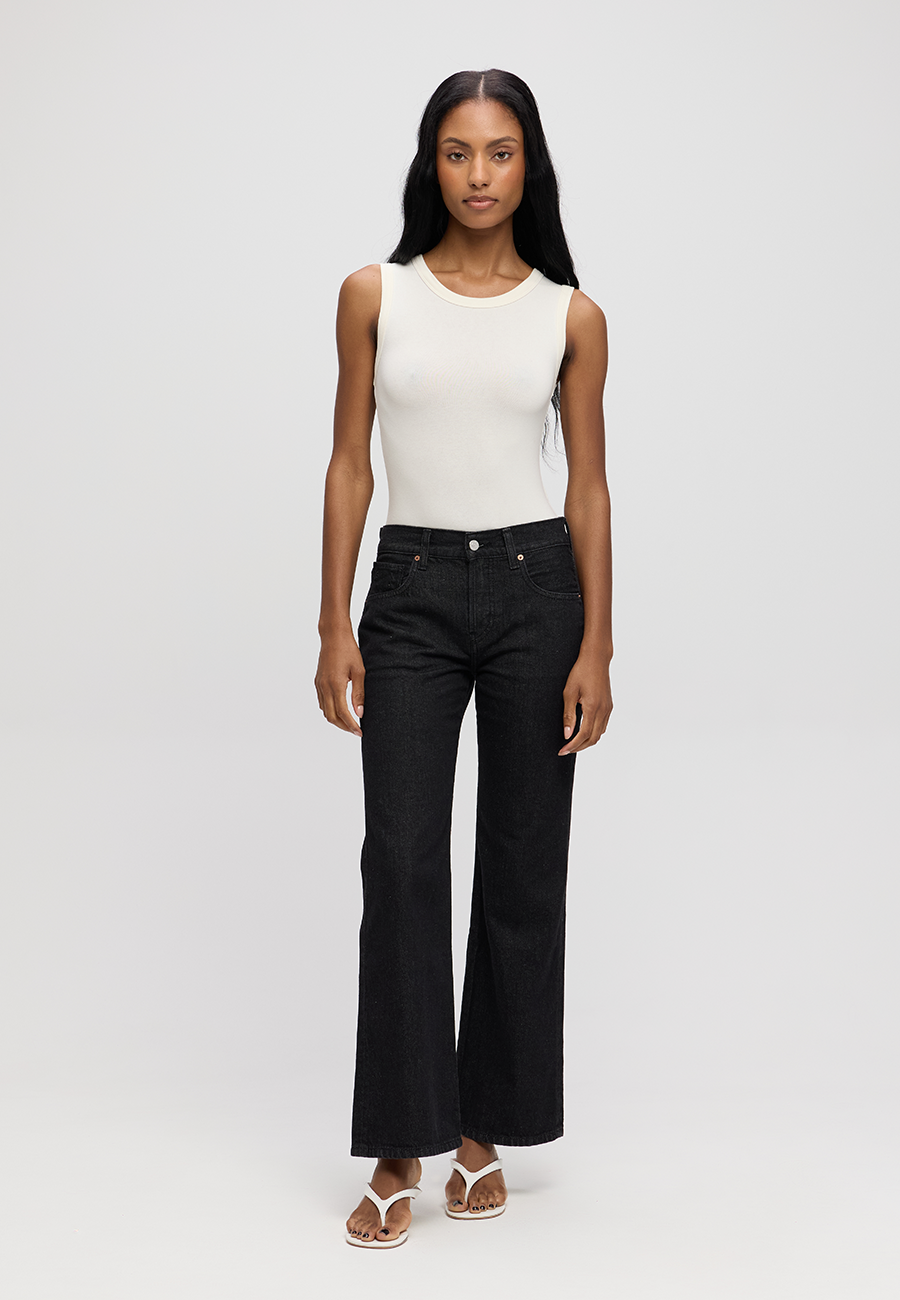 Amis Relaxed Boot - Clear Black