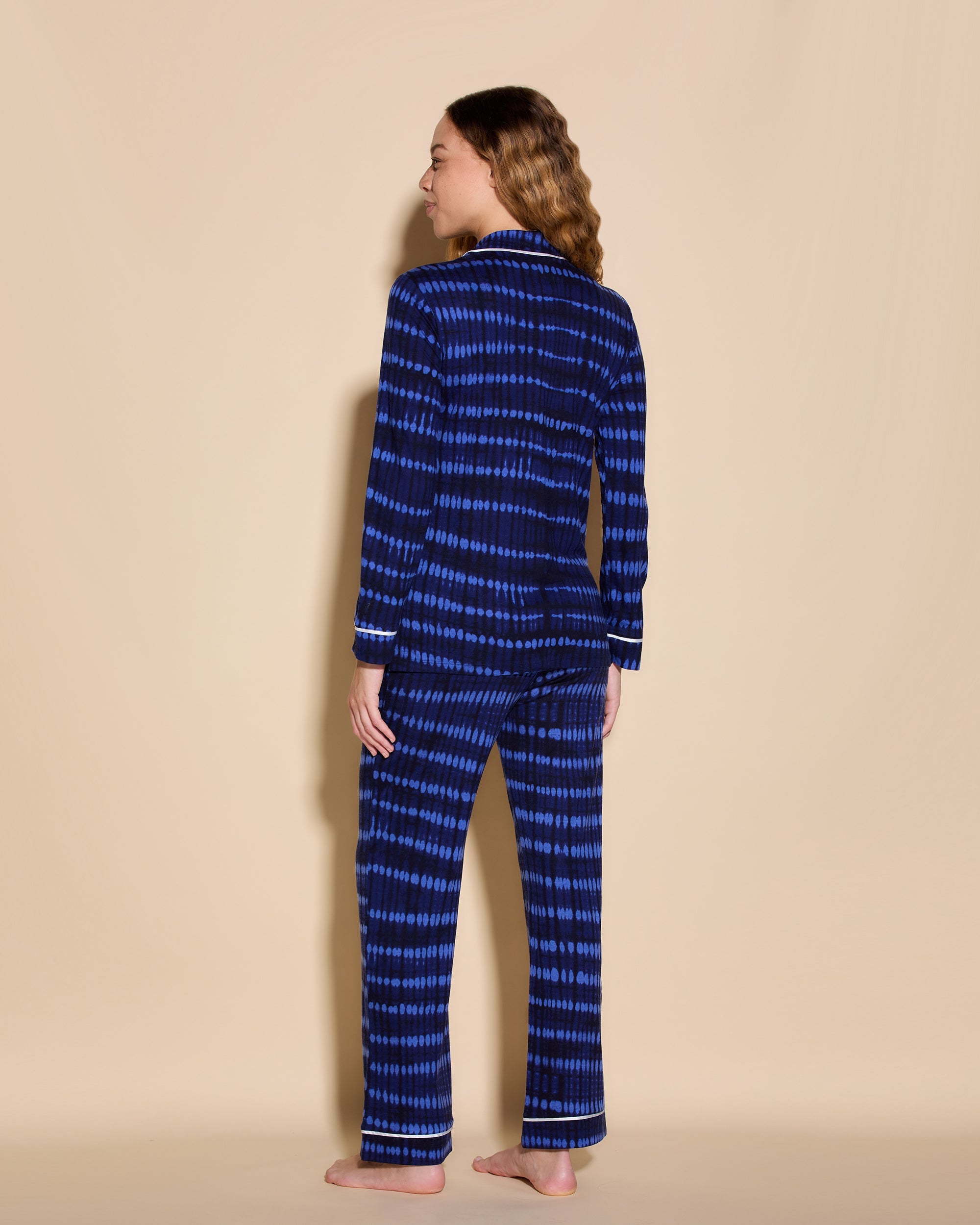3 Pockets Long Sleeve Top & Pant Pajama Set