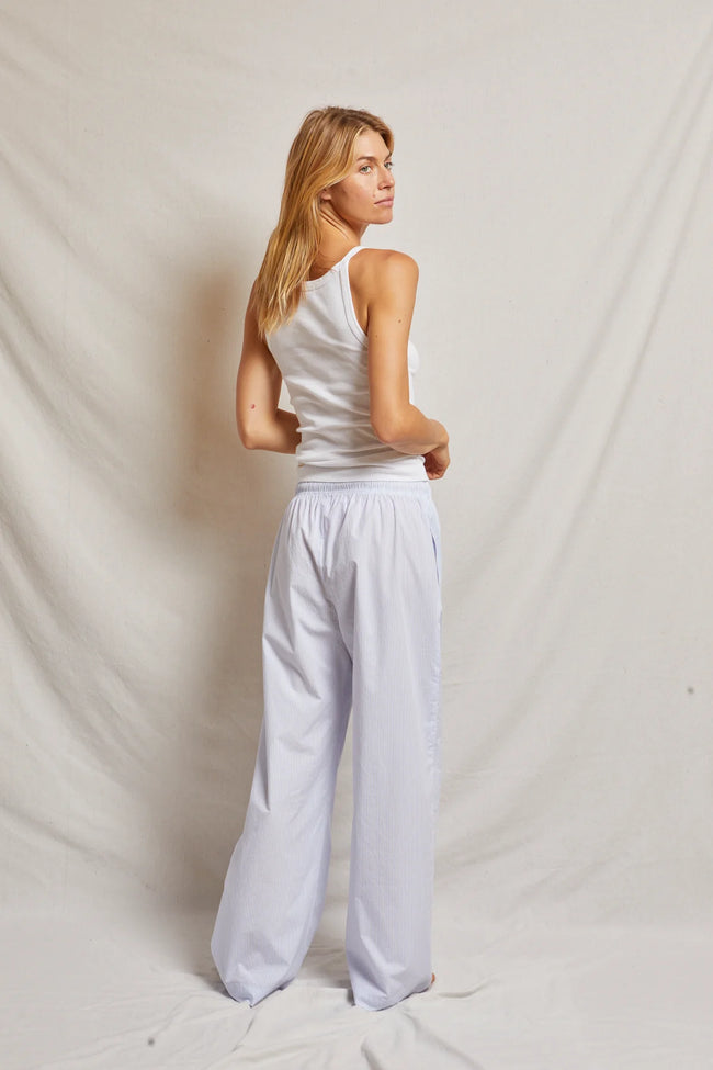 B96 - Andi - Cotton Poplin Stripe Pants