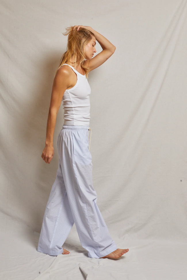 B96 - Andi - Cotton Poplin Stripe Pants