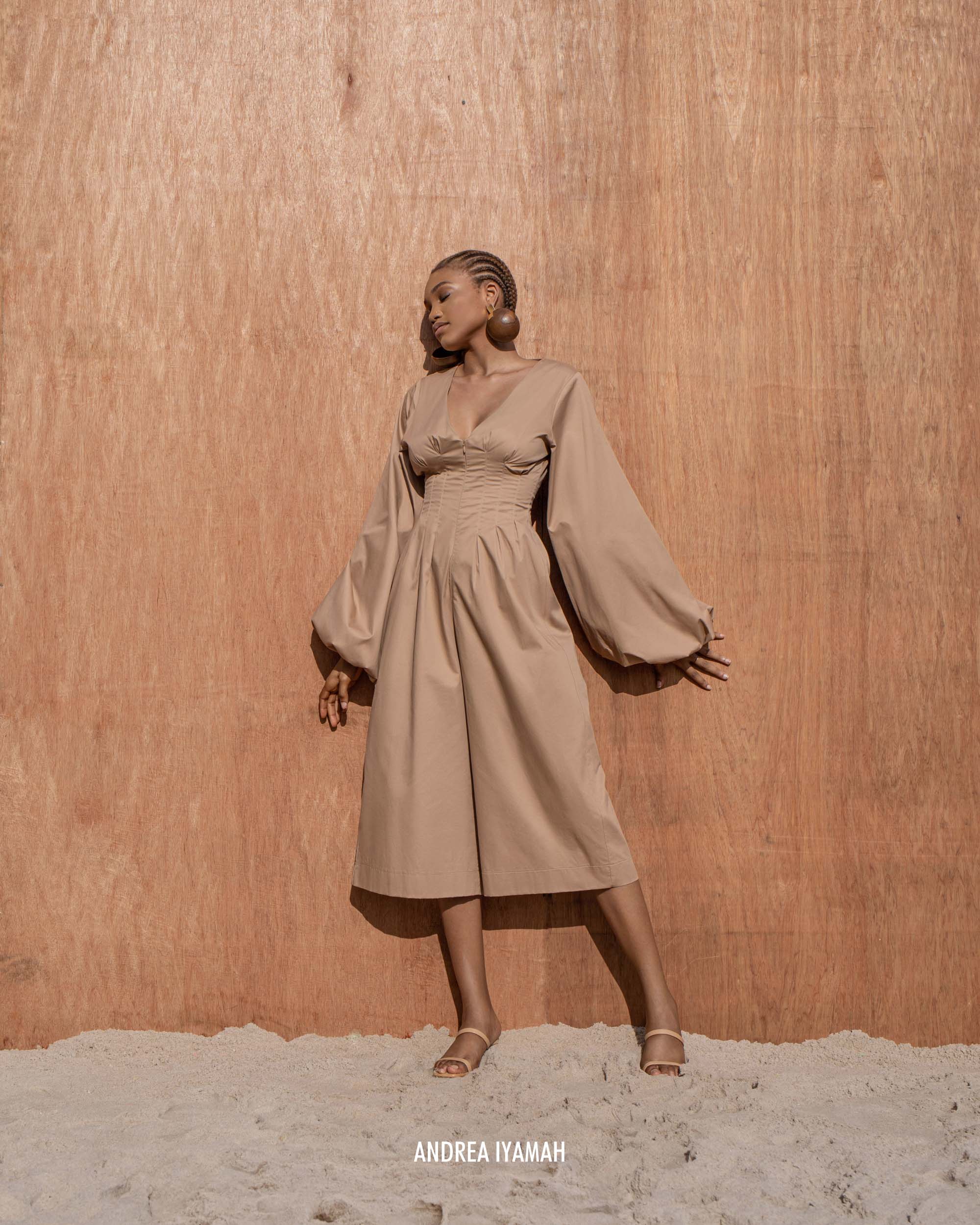 NIA CULOTTE NUDE JUMPSUIT