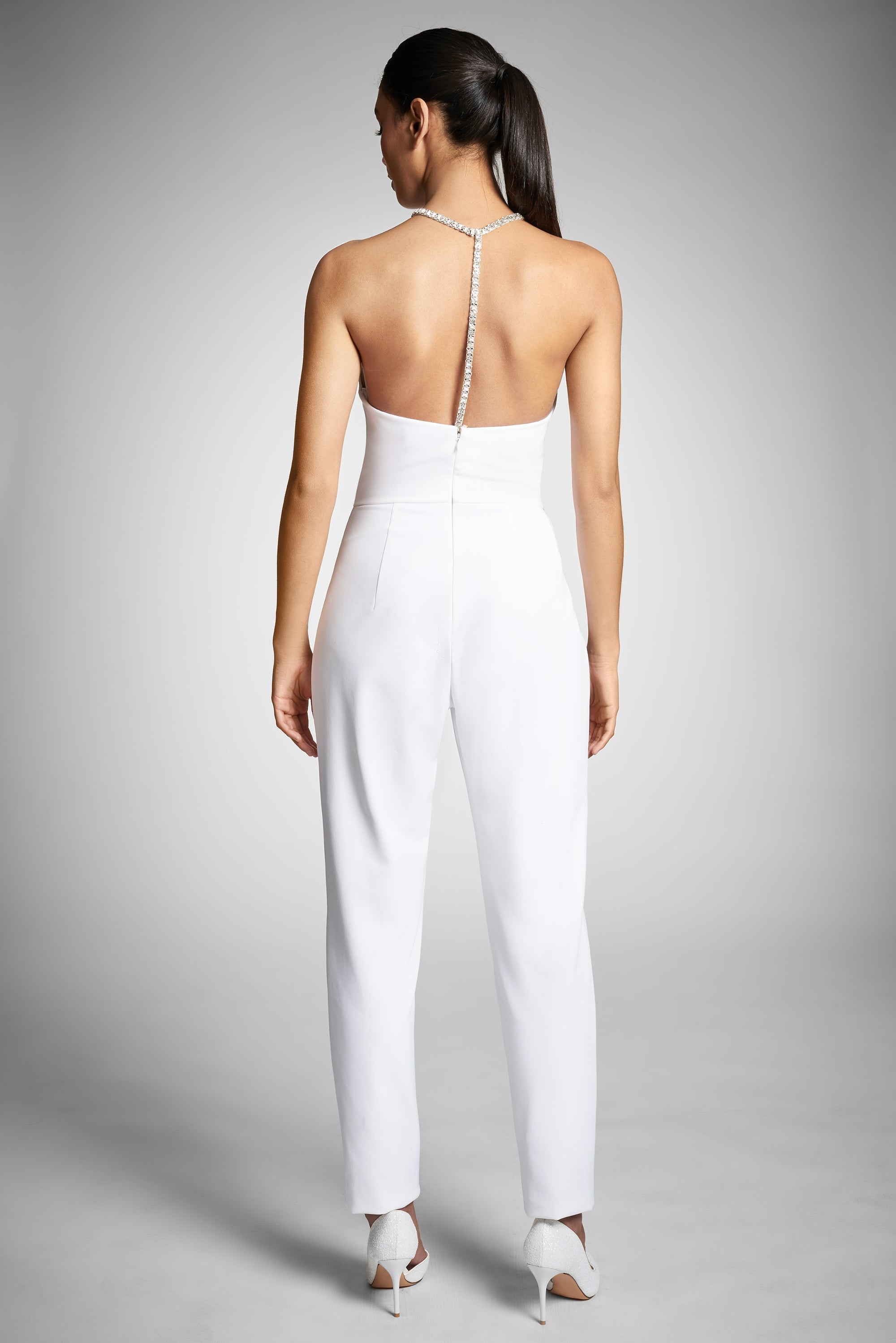 Alexa Jumpsuit - Ivory - Final Sale