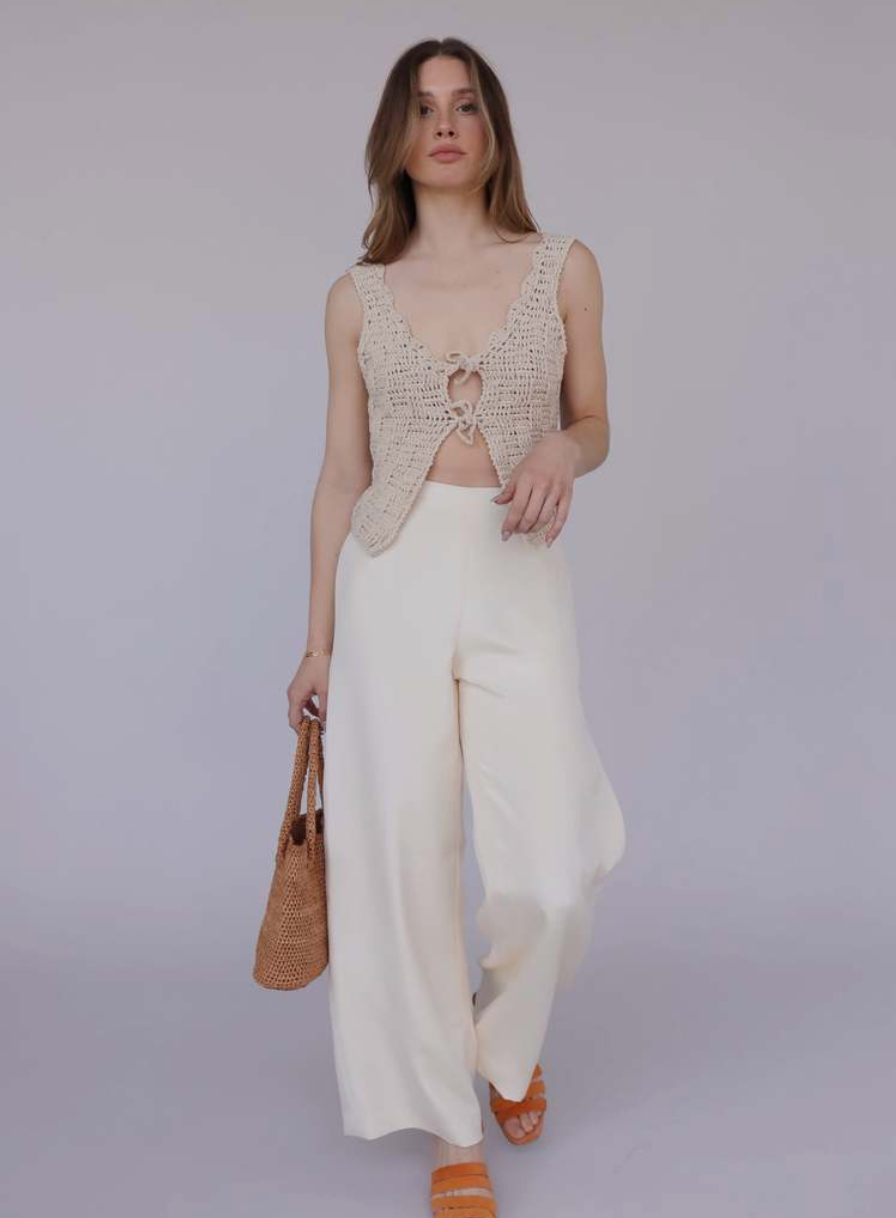 Angela Crochet Top