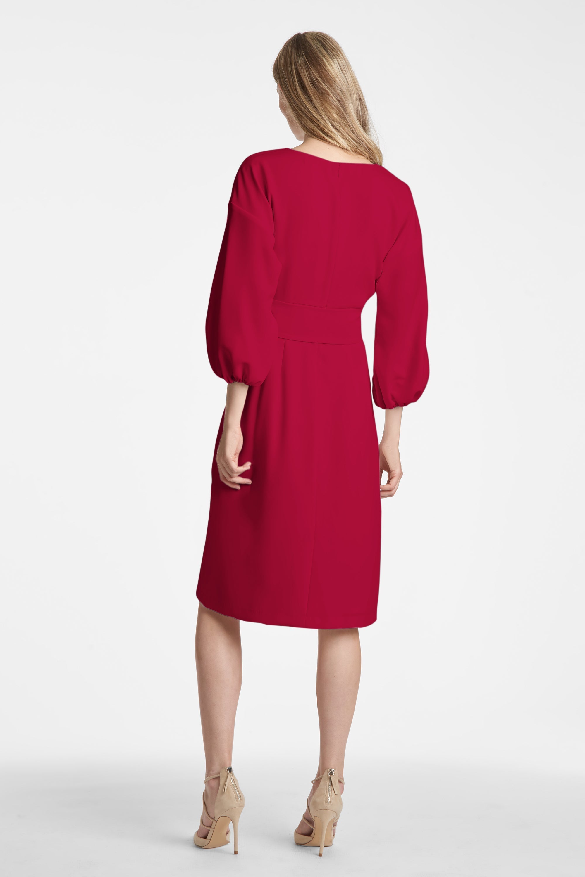 Annie Dress - Dark Red - Final Sale