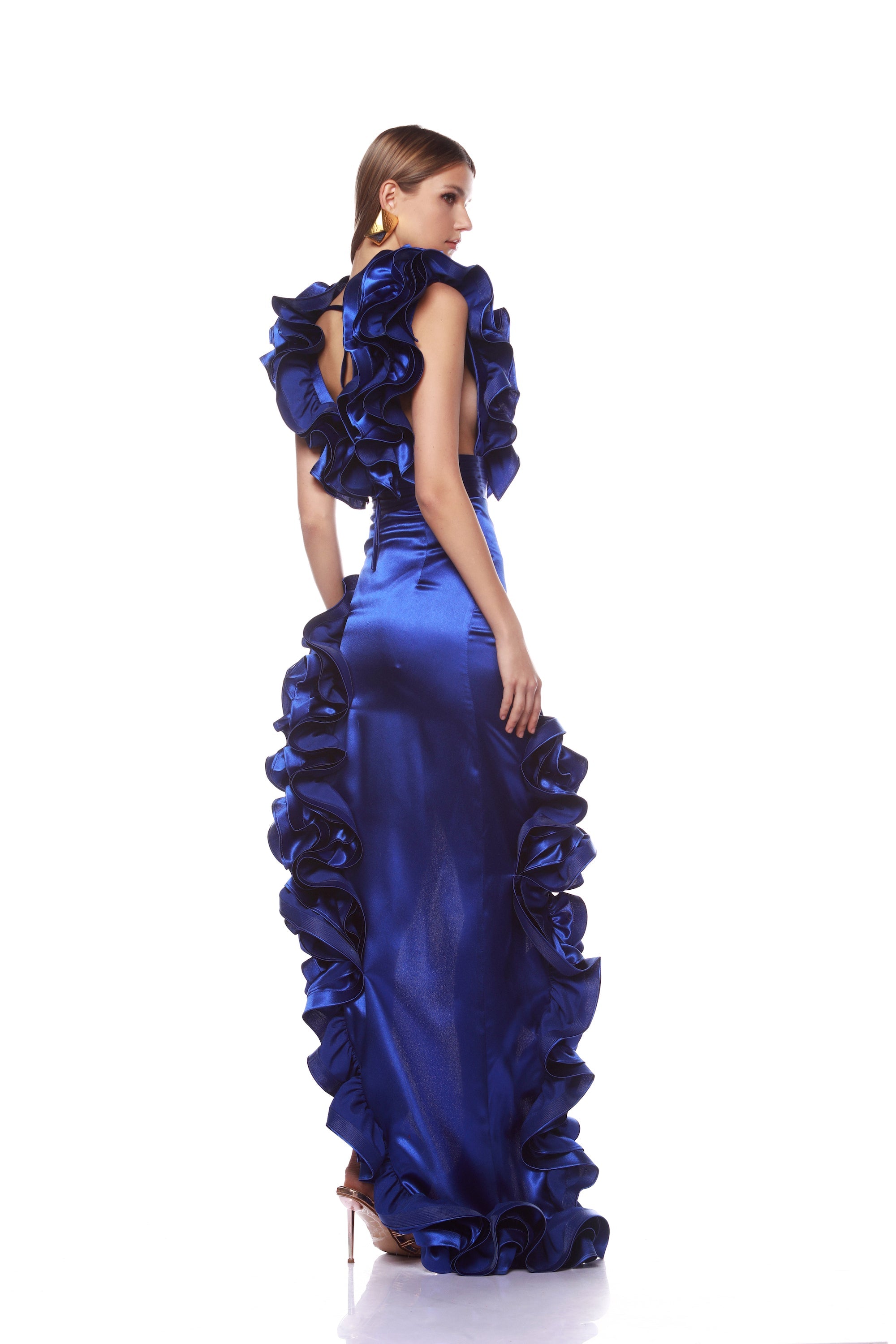 Aurora Cobalt Blue Gown - Sample