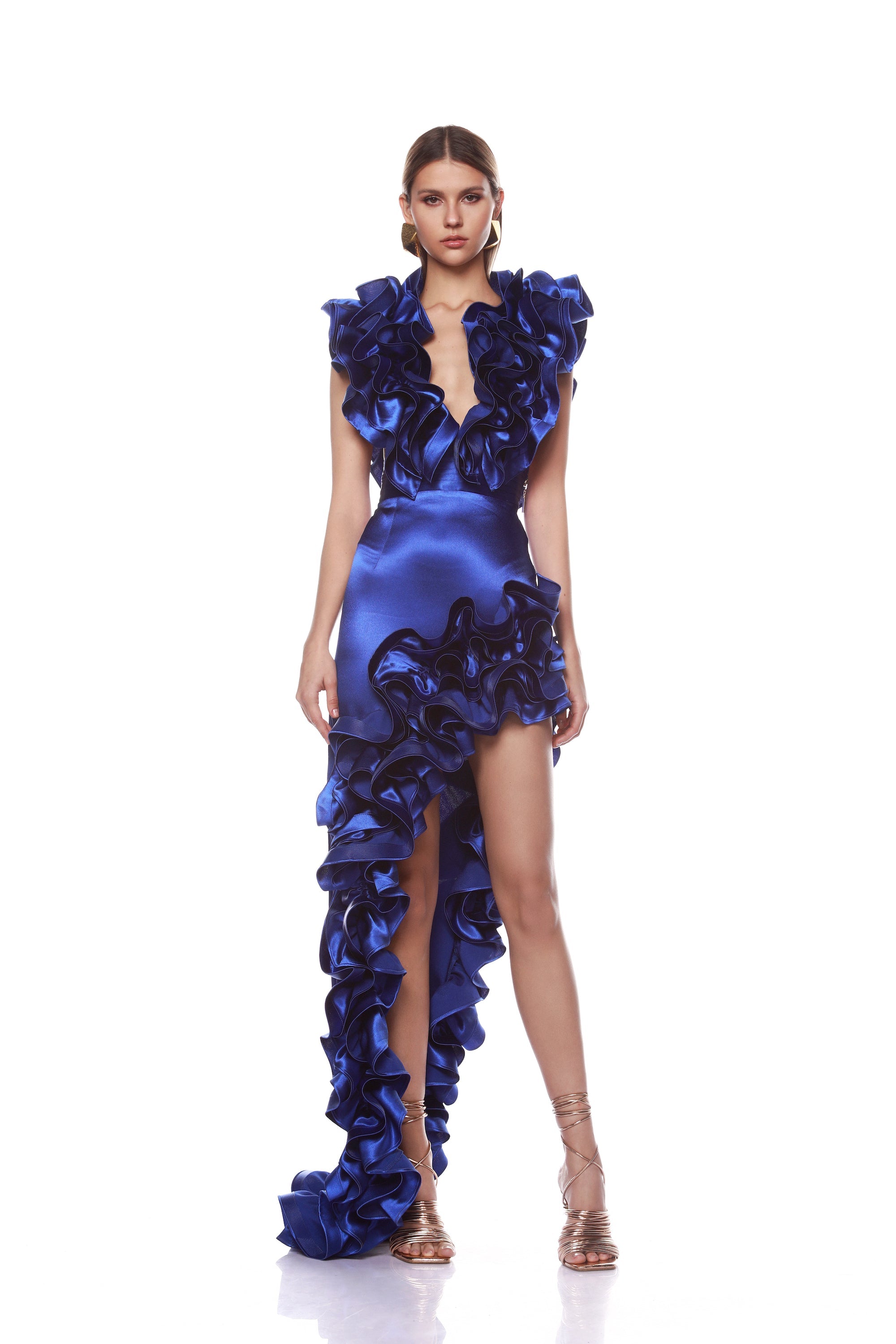 Aurora Cobalt Blue Gown - Sample