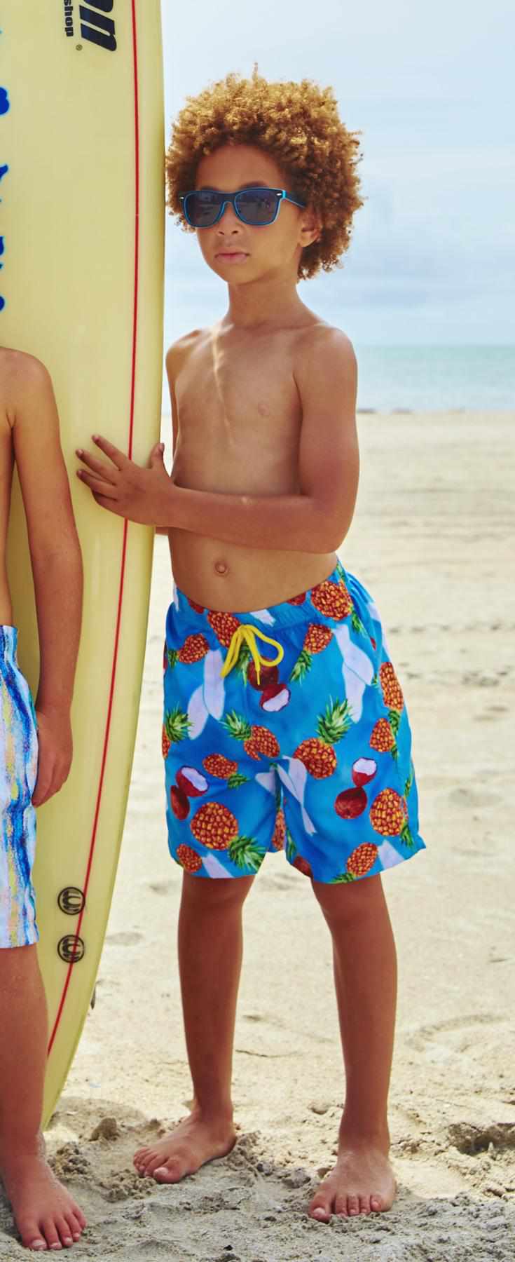 Boys' Swim Trunks-Peixoto Wear