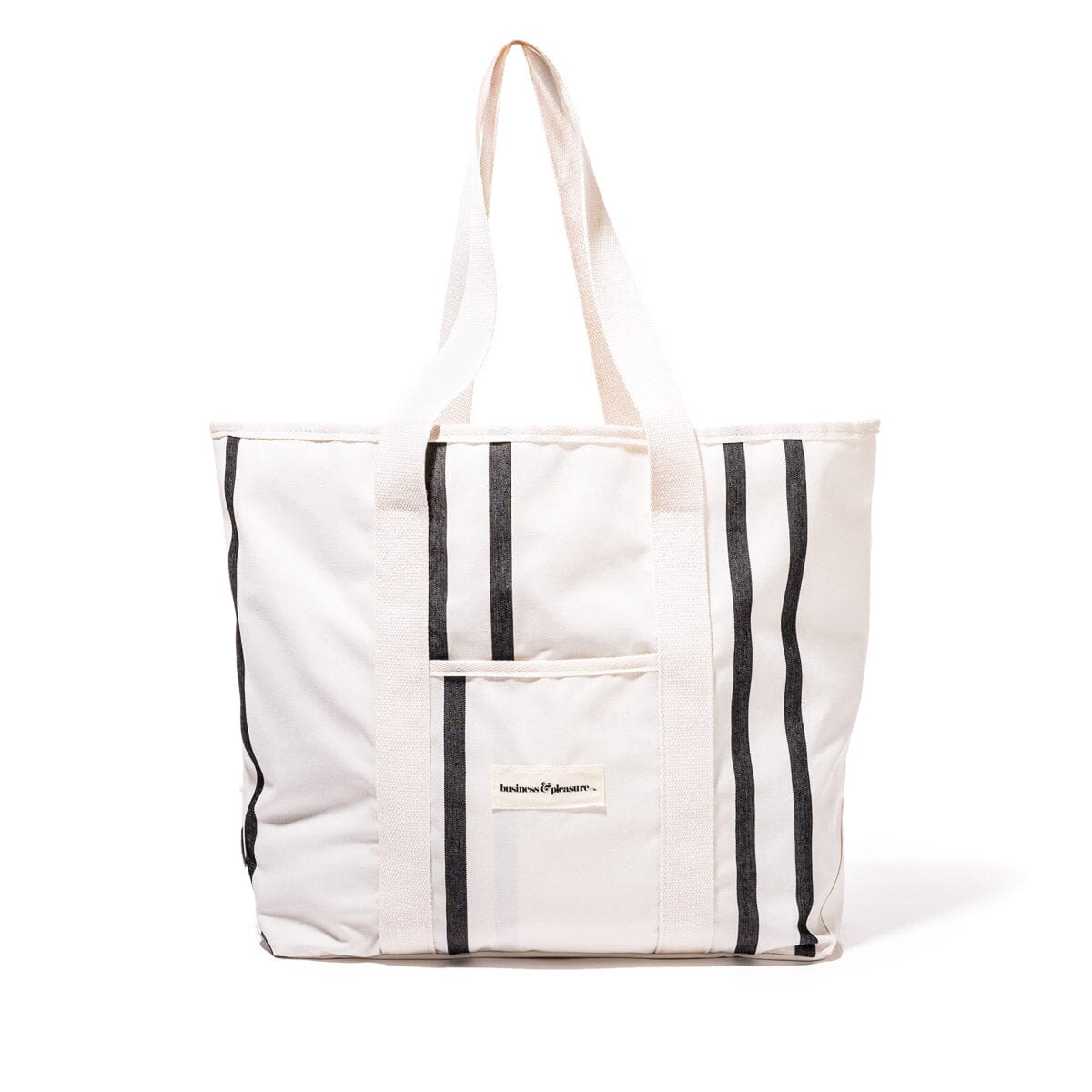 The Beach Bag - Malibu Black Stripe Beach Bag Business & Pleasure Co. 