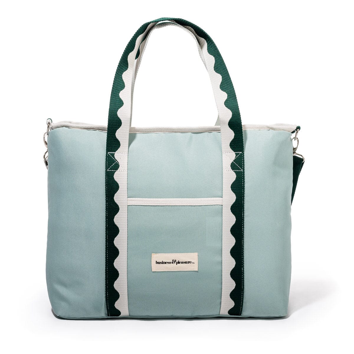 The Cooler Tote Bag - Rivie Green Cooler Tote Business & Pleasure Co. 