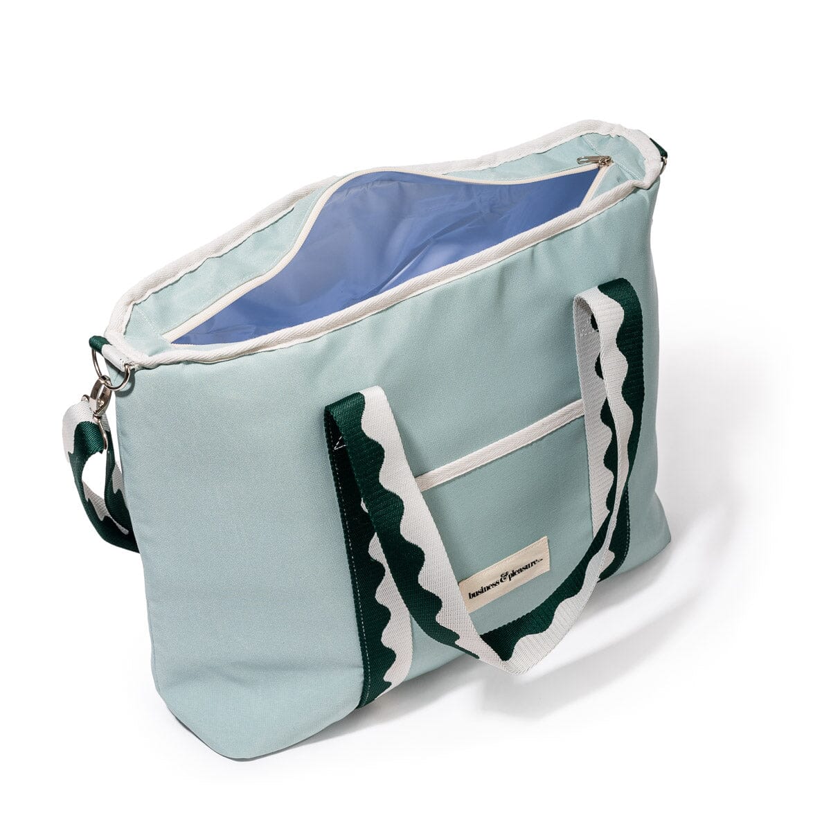 The Cooler Tote Bag - Rivie Green Cooler Tote Business & Pleasure Co. 