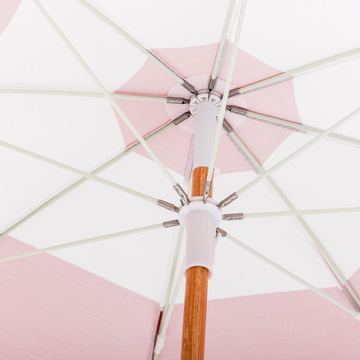 The Holiday Beach Umbrella - Crew Le Sirenuse Stripe Holiday Beach Umbrella Business & Pleasure Co 