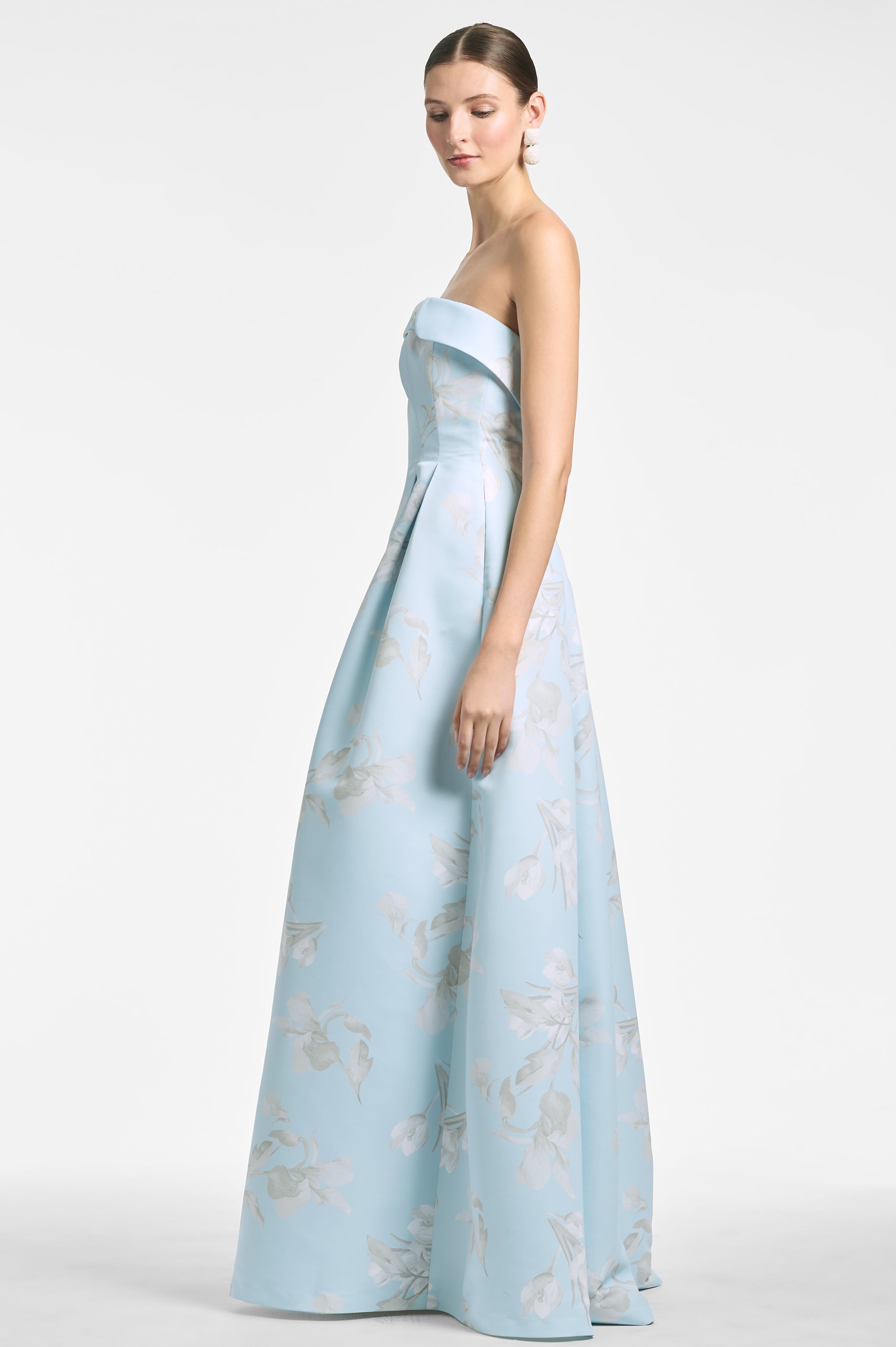 Brielle Gown - Sky Venetia Petals - Final Sale