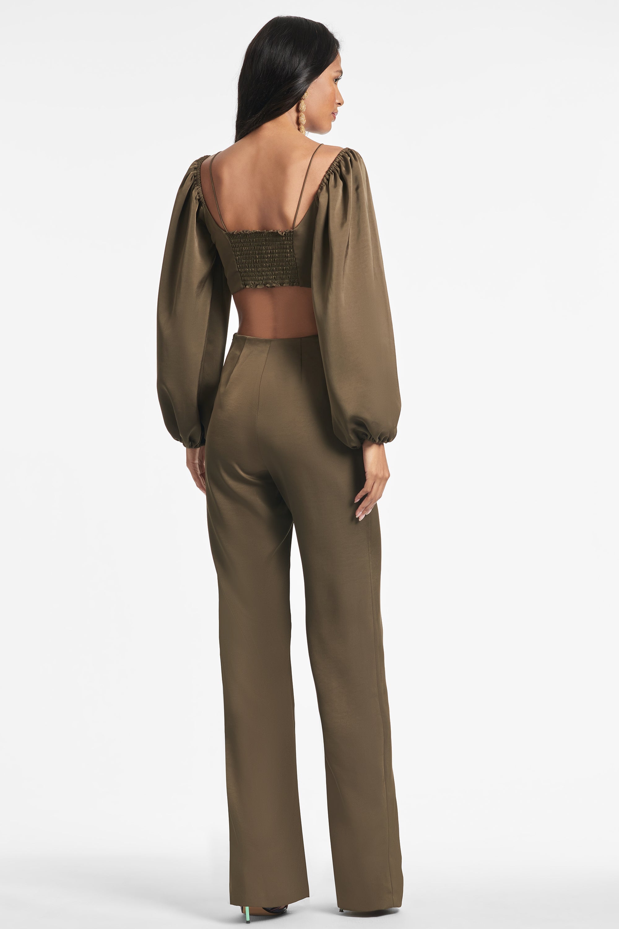 Bruni Jumpsuit - Olive - Final Sale