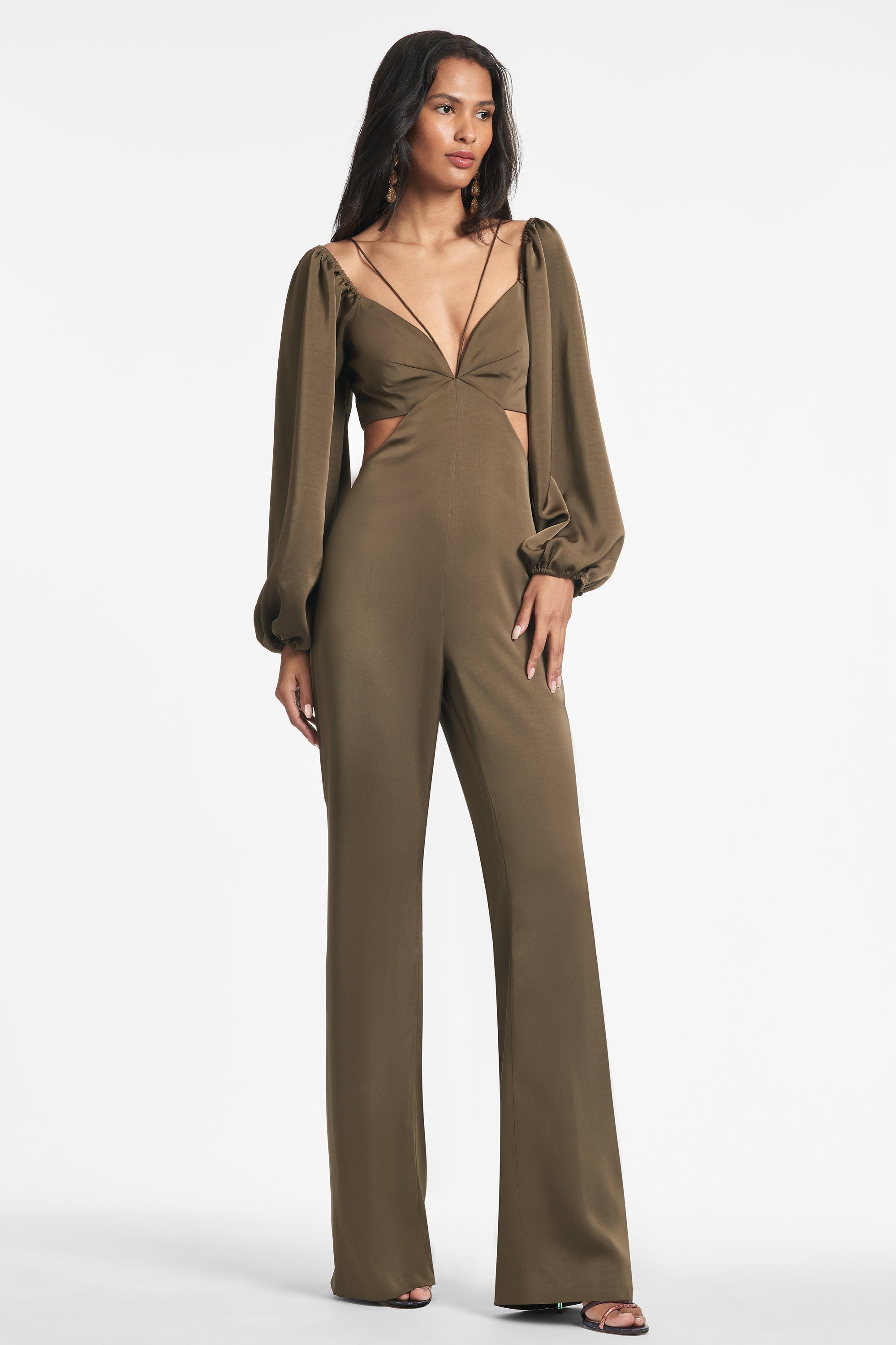 Bruni Jumpsuit - Olive - Final Sale