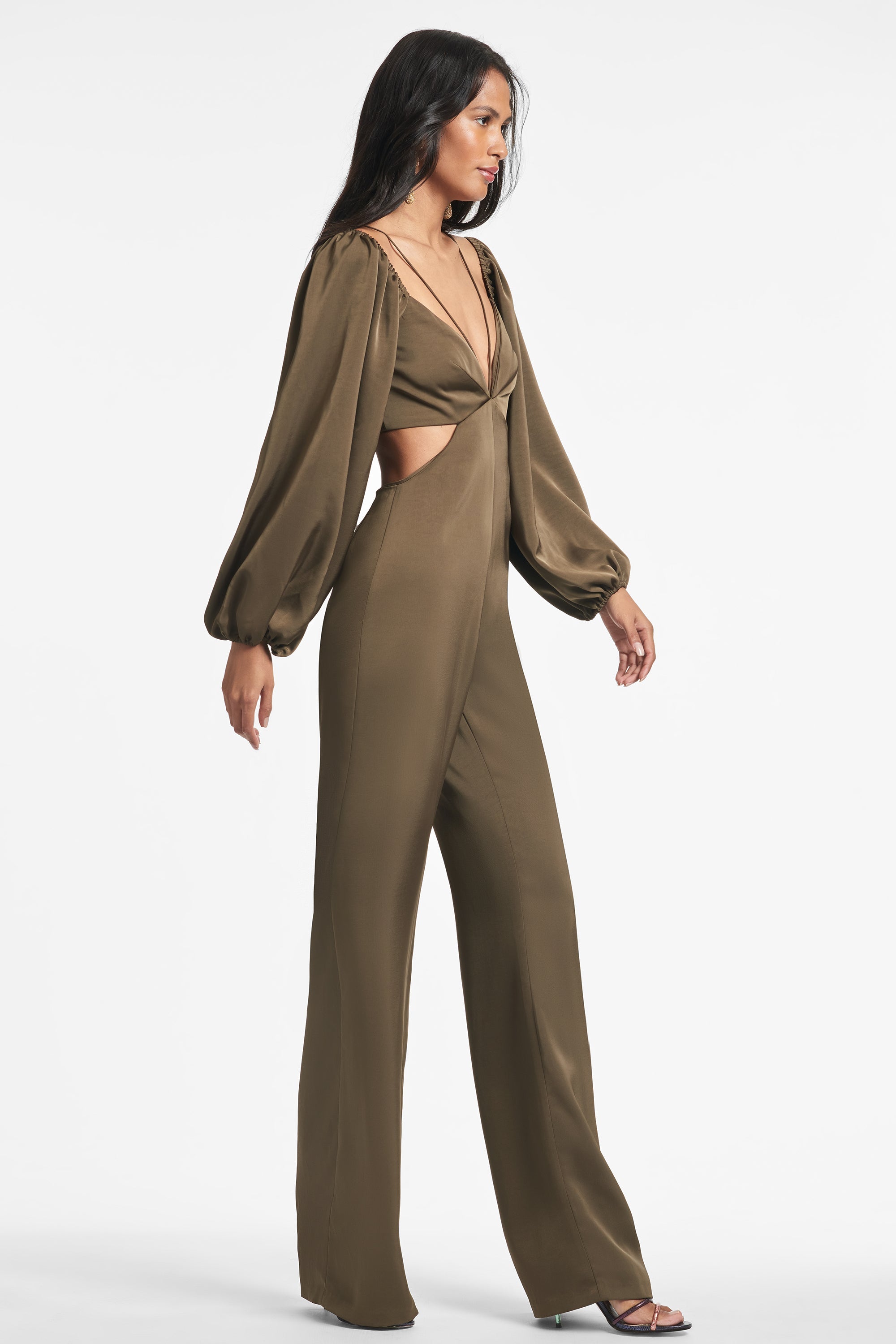 Bruni Jumpsuit - Olive - Final Sale