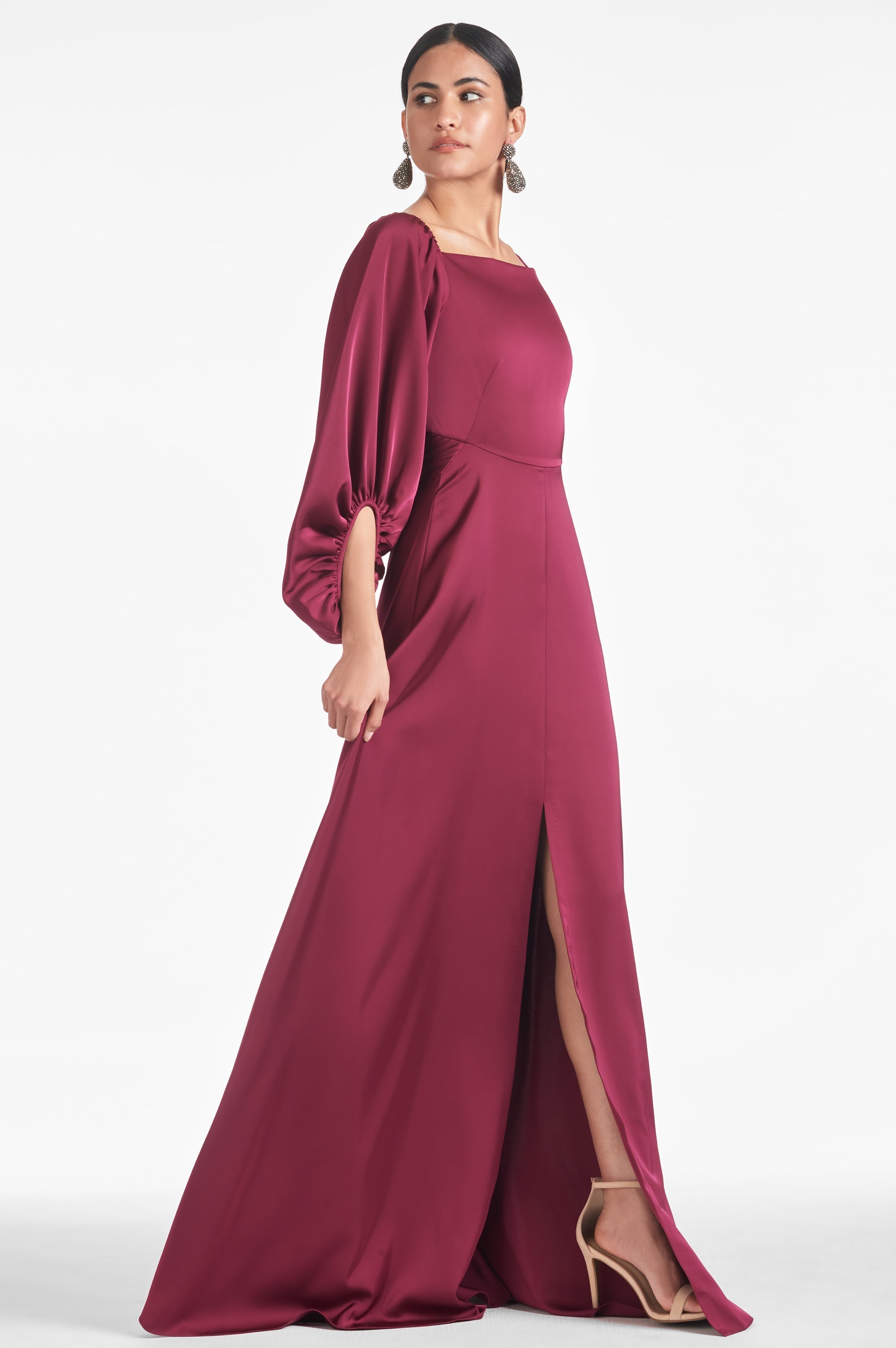 Bryant Gown - Garnet - Final Sale