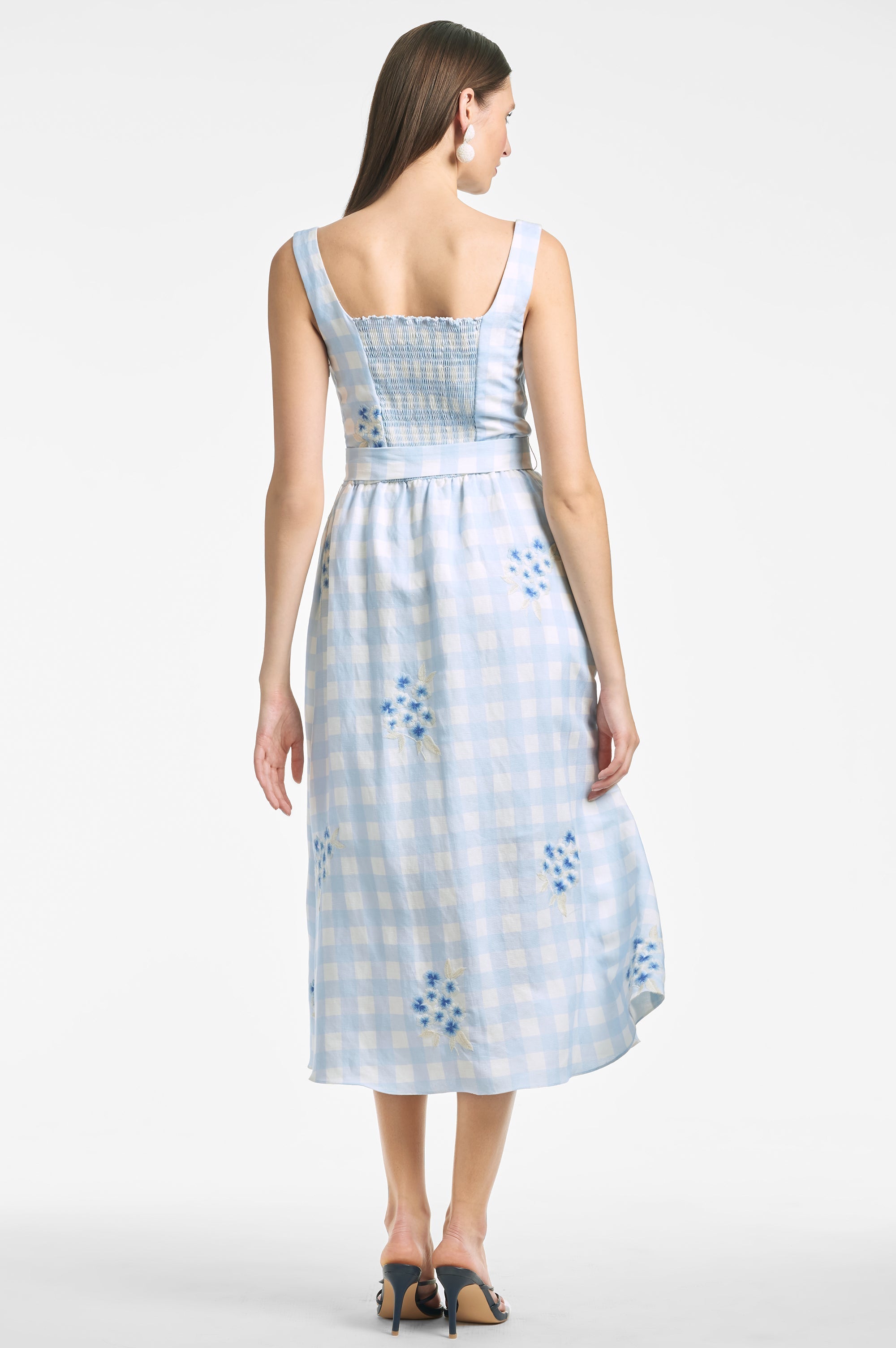 Bryce Dress - Blue Gingham - Final Sale