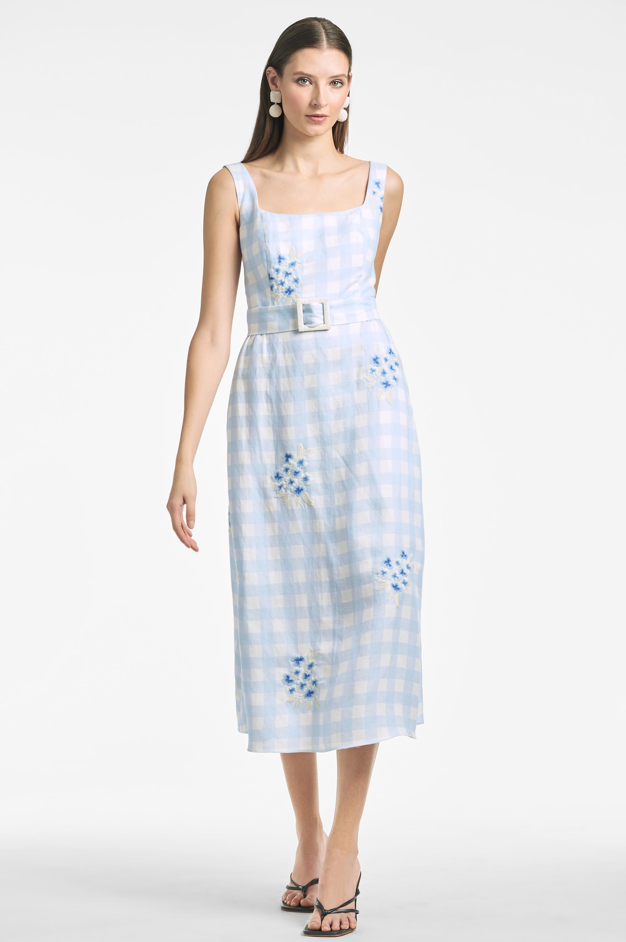 Bryce Dress - Blue Gingham - Final Sale