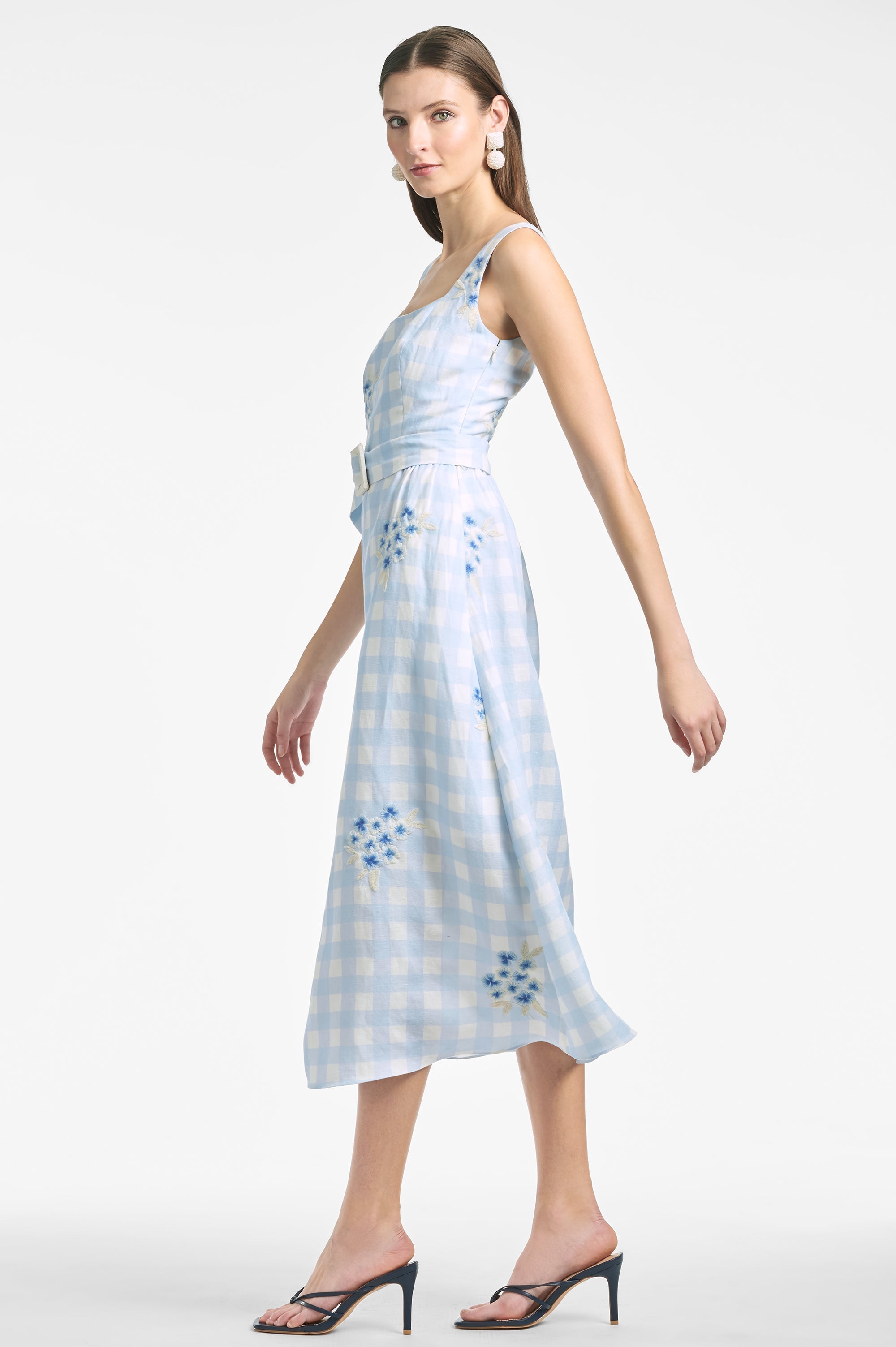 Bryce Dress - Blue Gingham - Final Sale