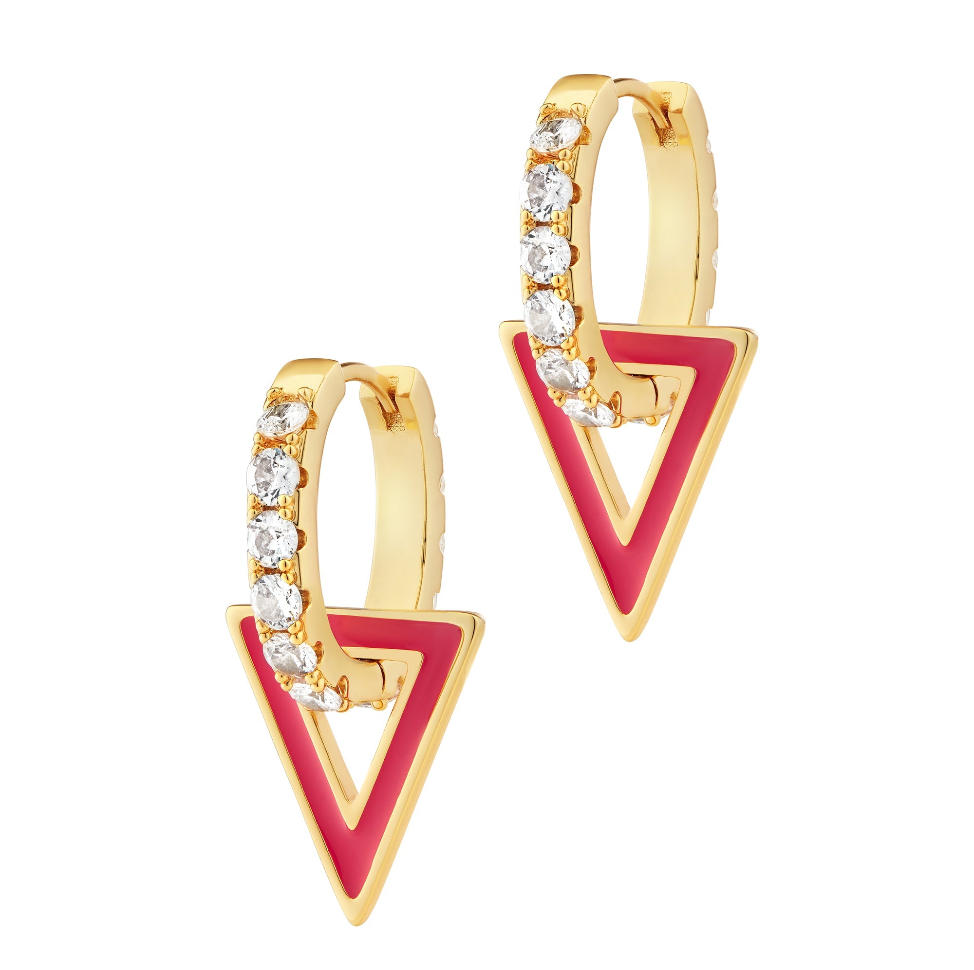 The Bermuda Earrings (Fuchsia)