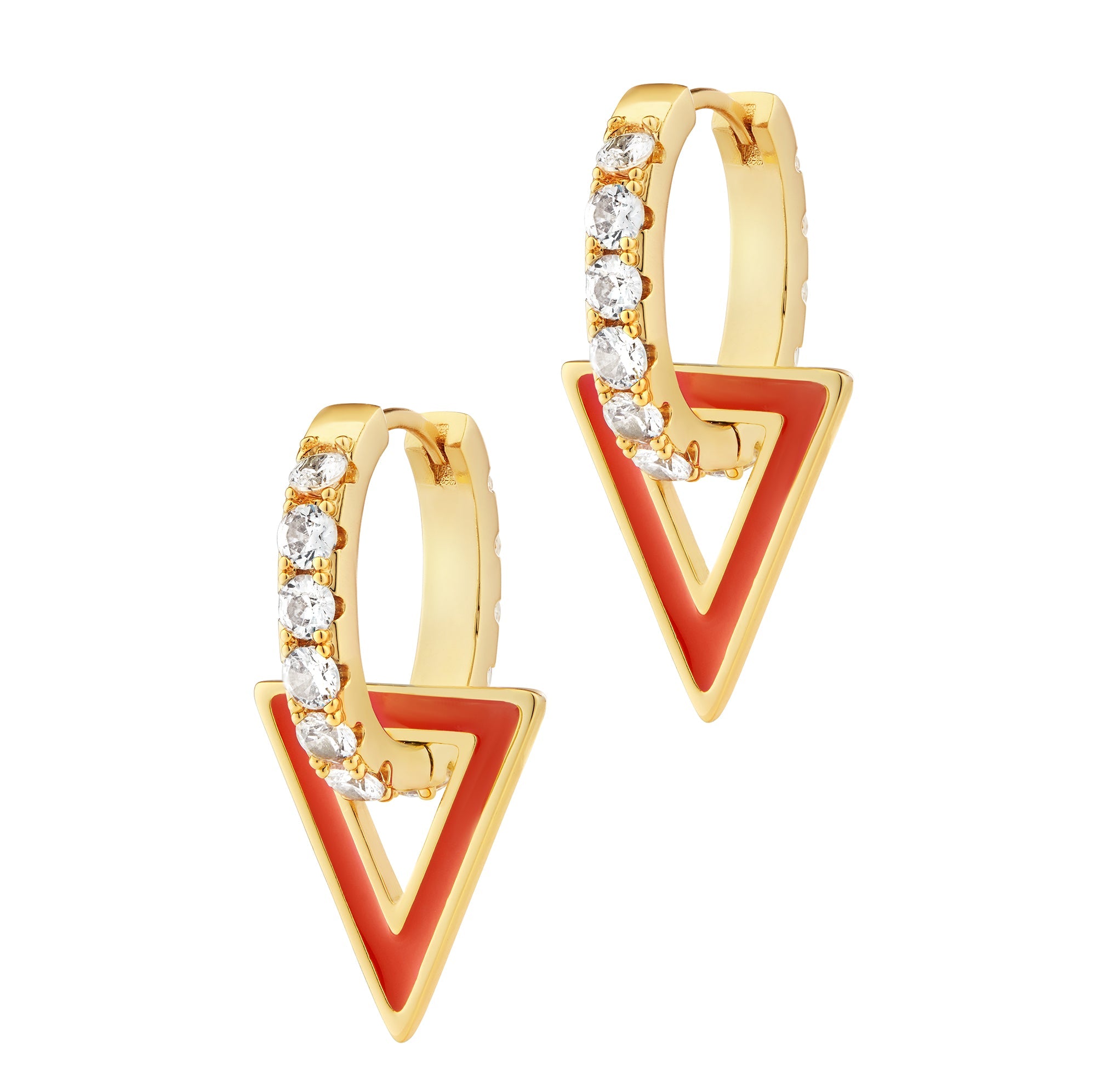 The Bermuda Earrings (Red)