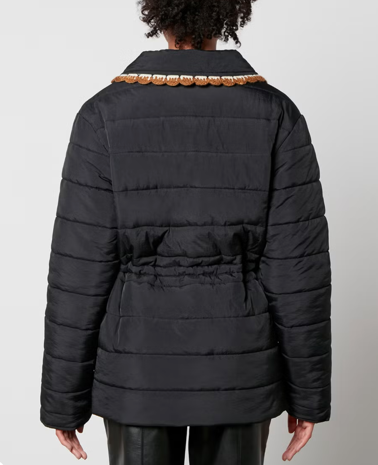 Blossom  Quilted Jacket | Black