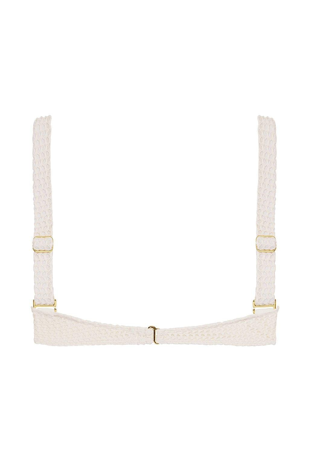 Bone Crochet Bustier Bikini Top