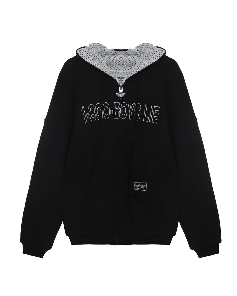 Disconnected 1-800 Harley Zip Hoodie