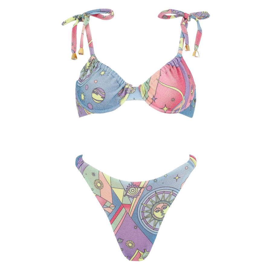 Britney Bikini Top Multi-Coloured