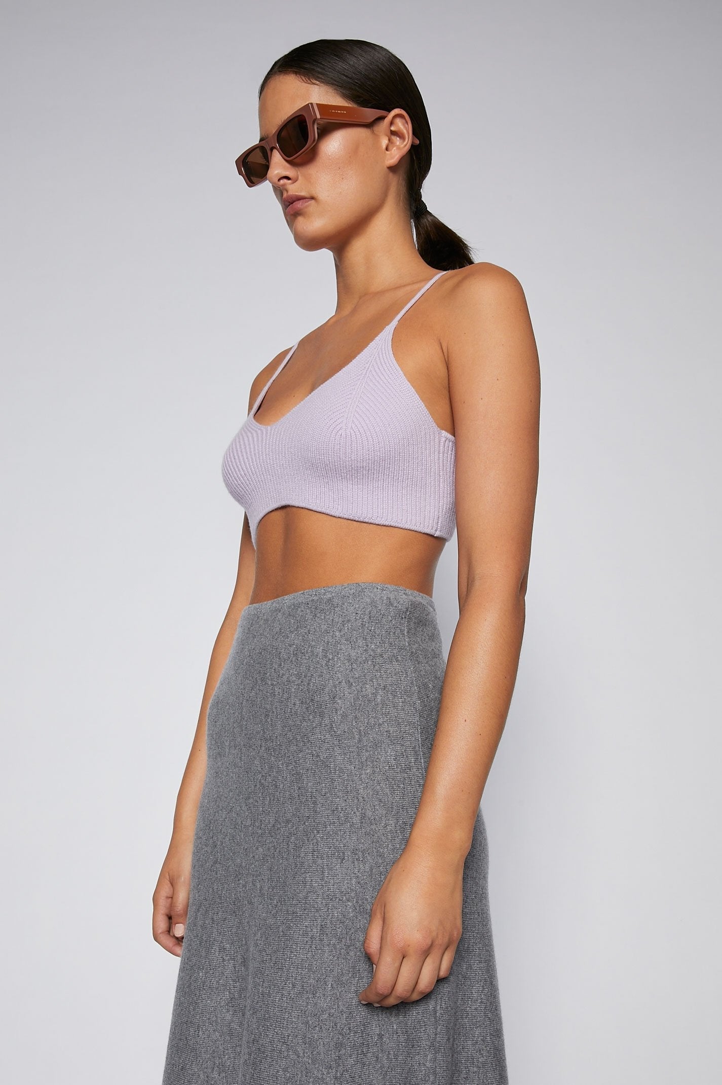 Cashmere Bralette 7 Lilac LILAC - Scanlan Theodore US