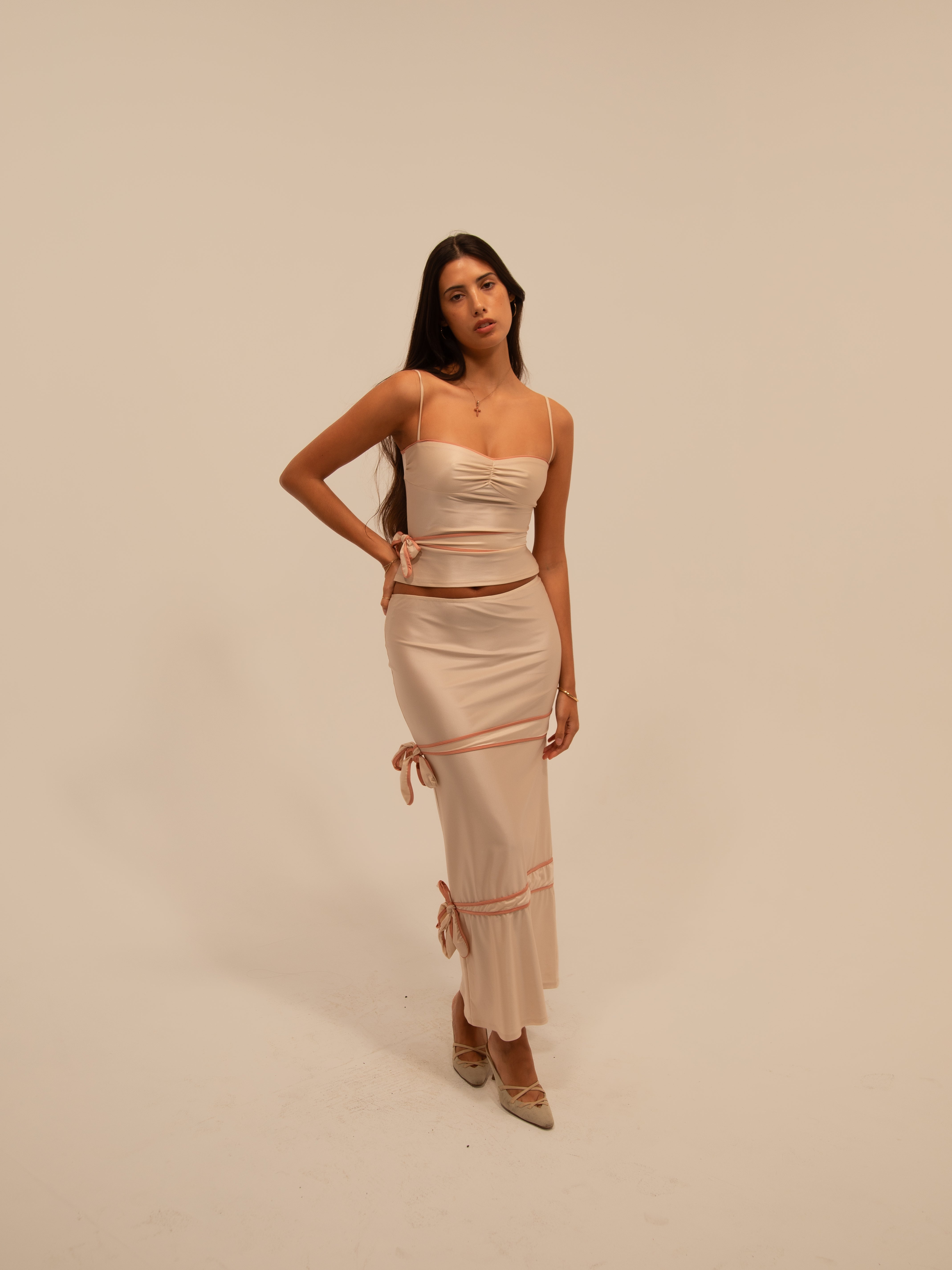 CUPCAKE SKIRT IN METALLIC