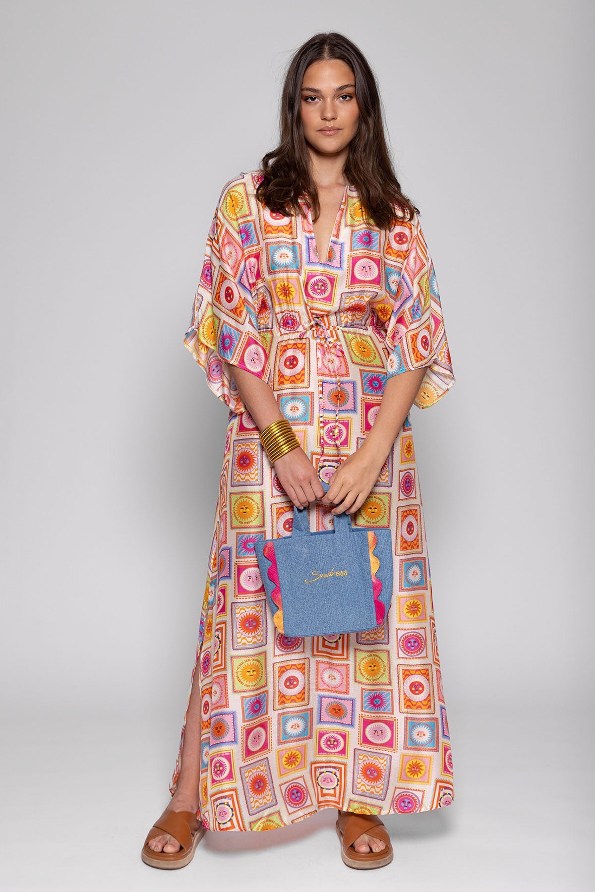 CANDY LONG DRESS IBIZA PRINT