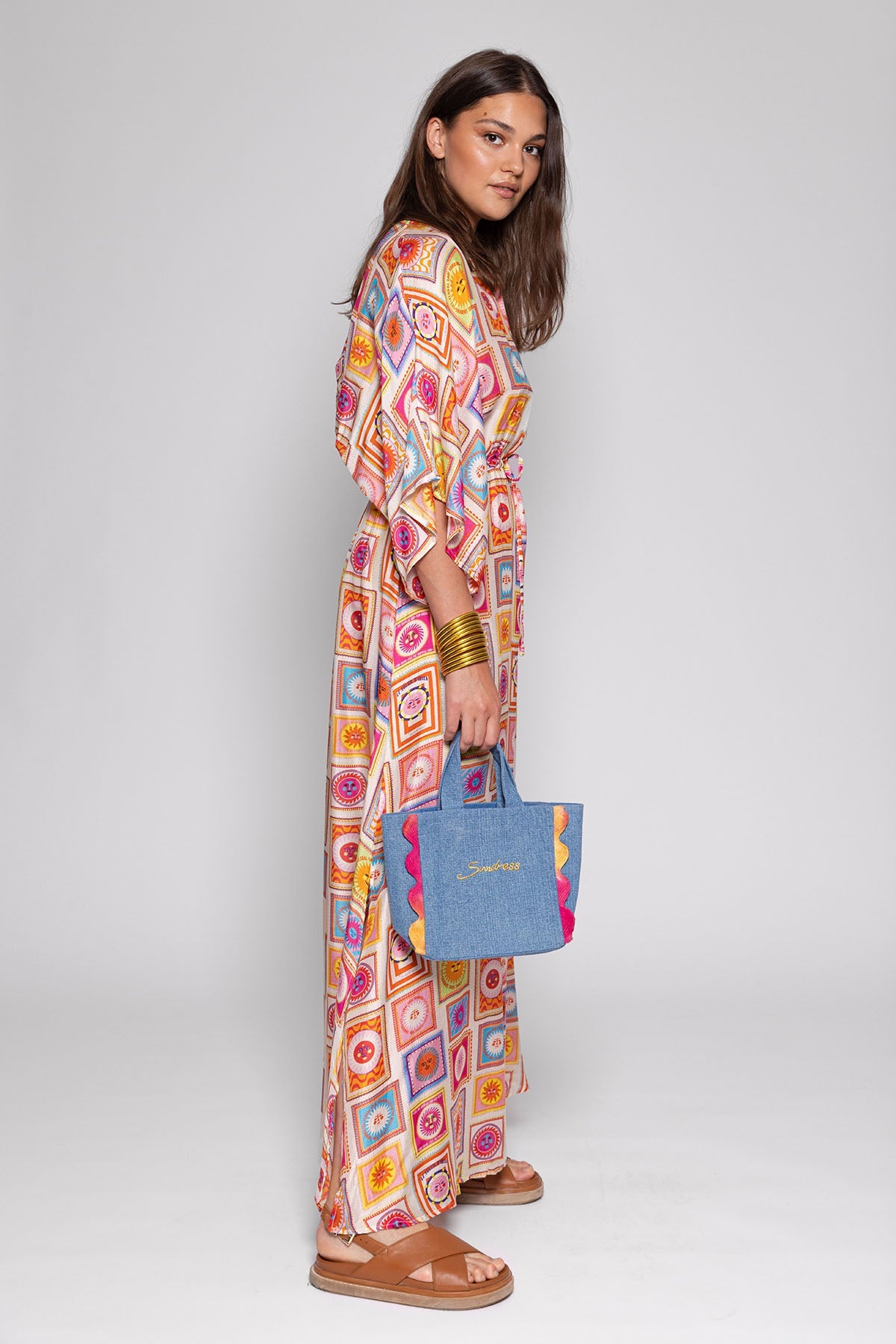 CANDY LONG DRESS IBIZA PRINT