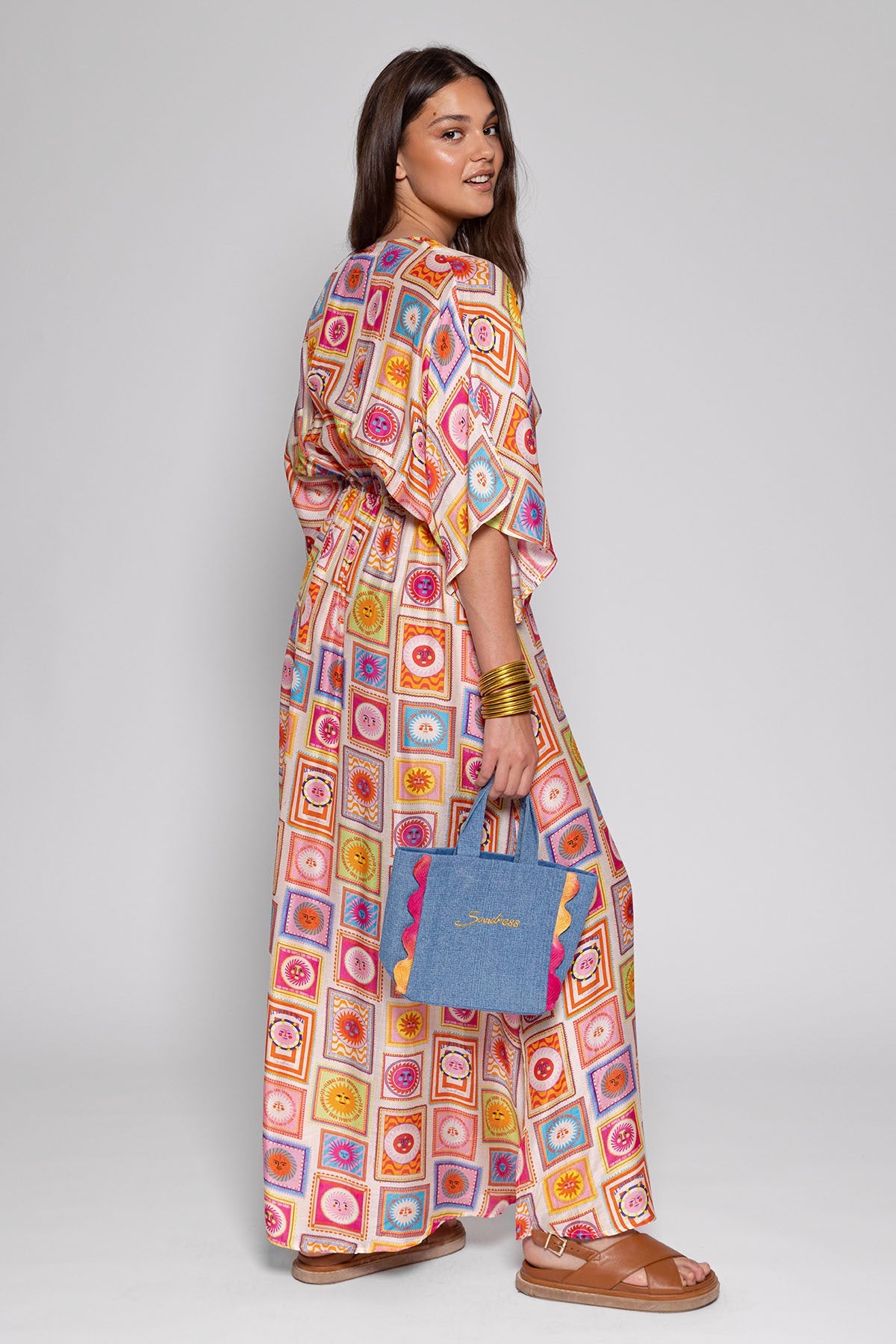 CANDY LONG DRESS IBIZA PRINT