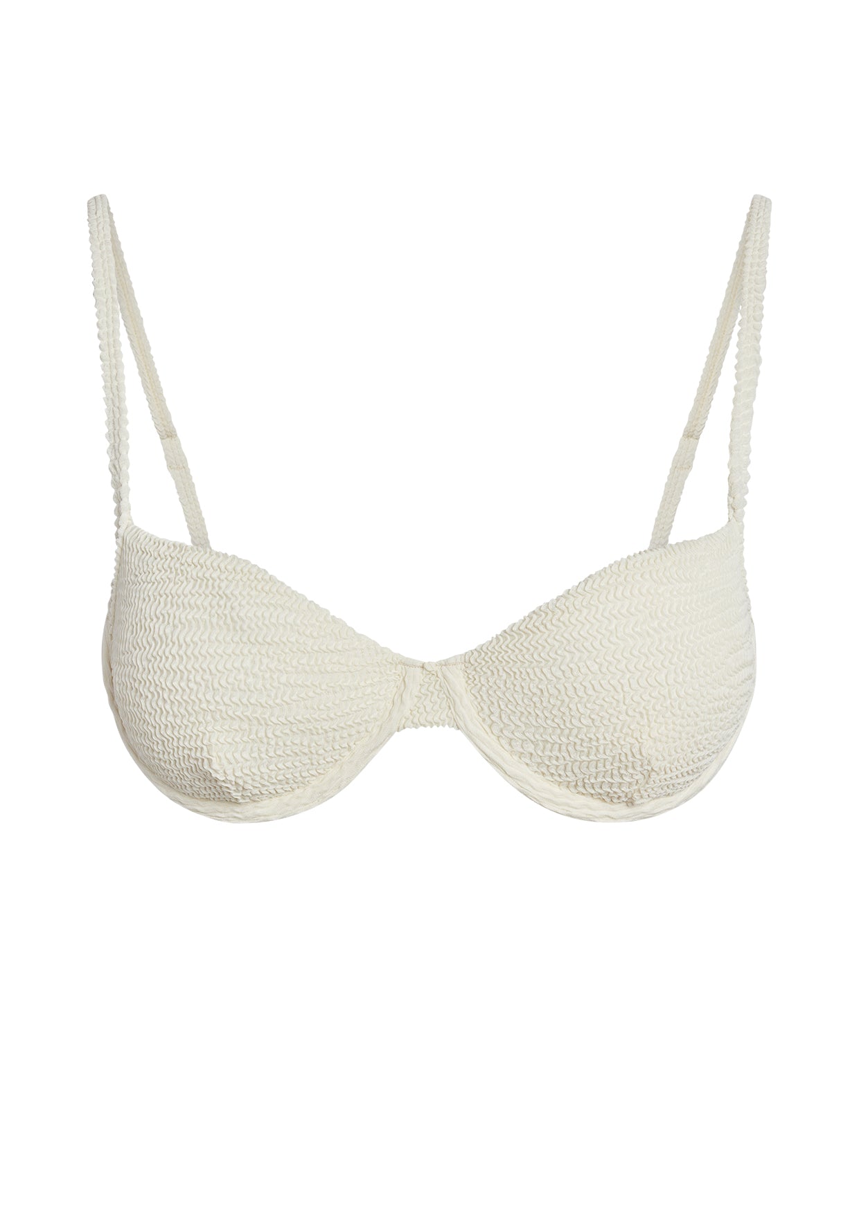 Capri Top - Ivory Crinkle