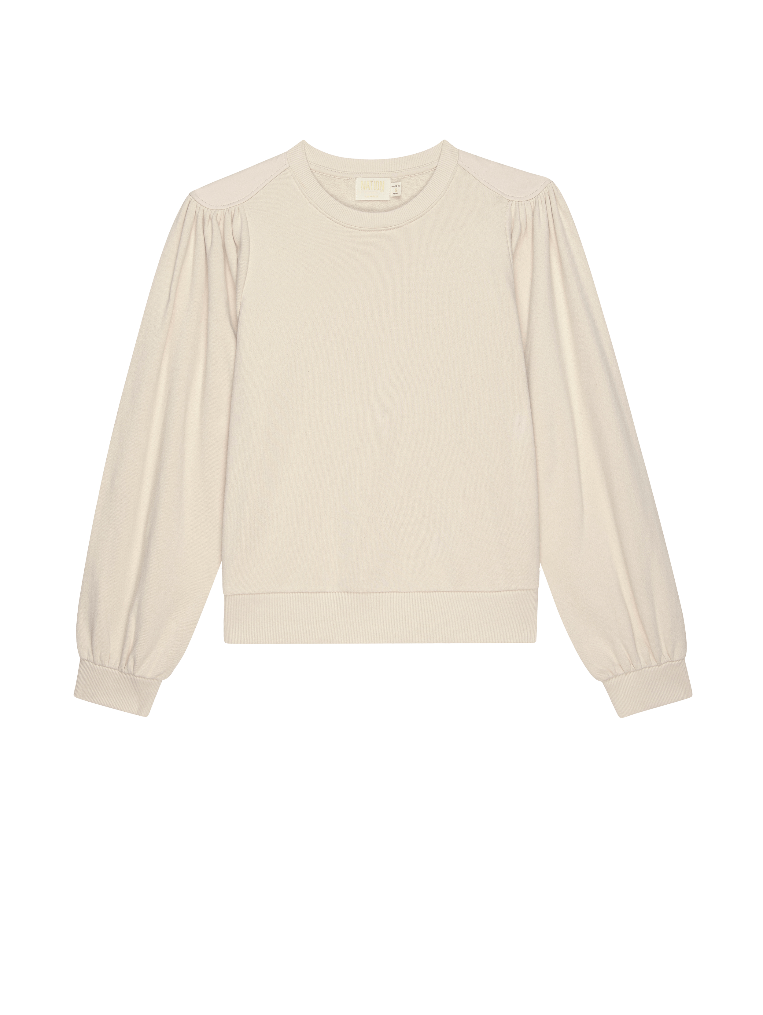 NATION LTD Carole Sweatshirt With Shoulder Detail