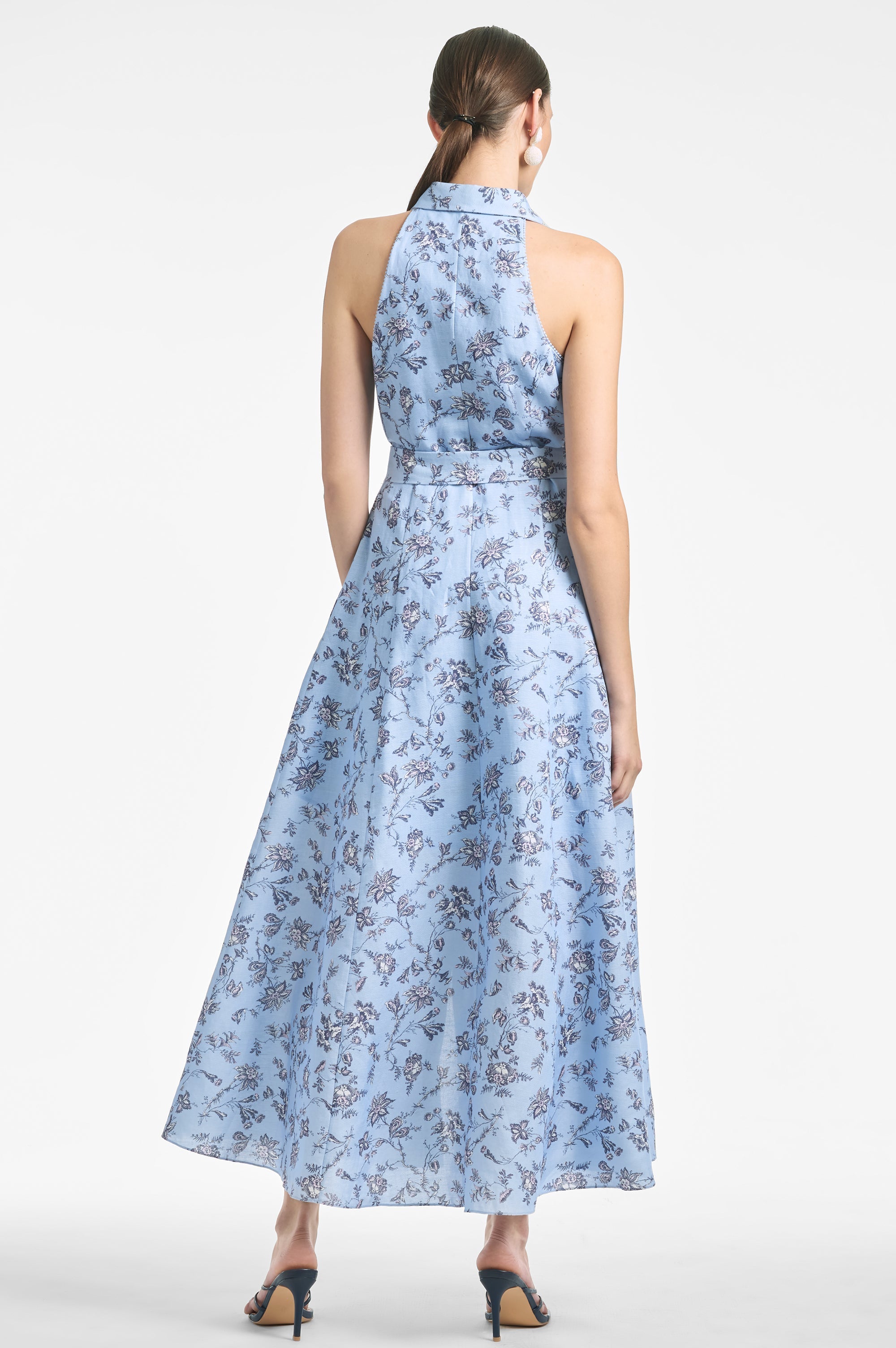 Casey Dress - Sky Floral - Final Sale