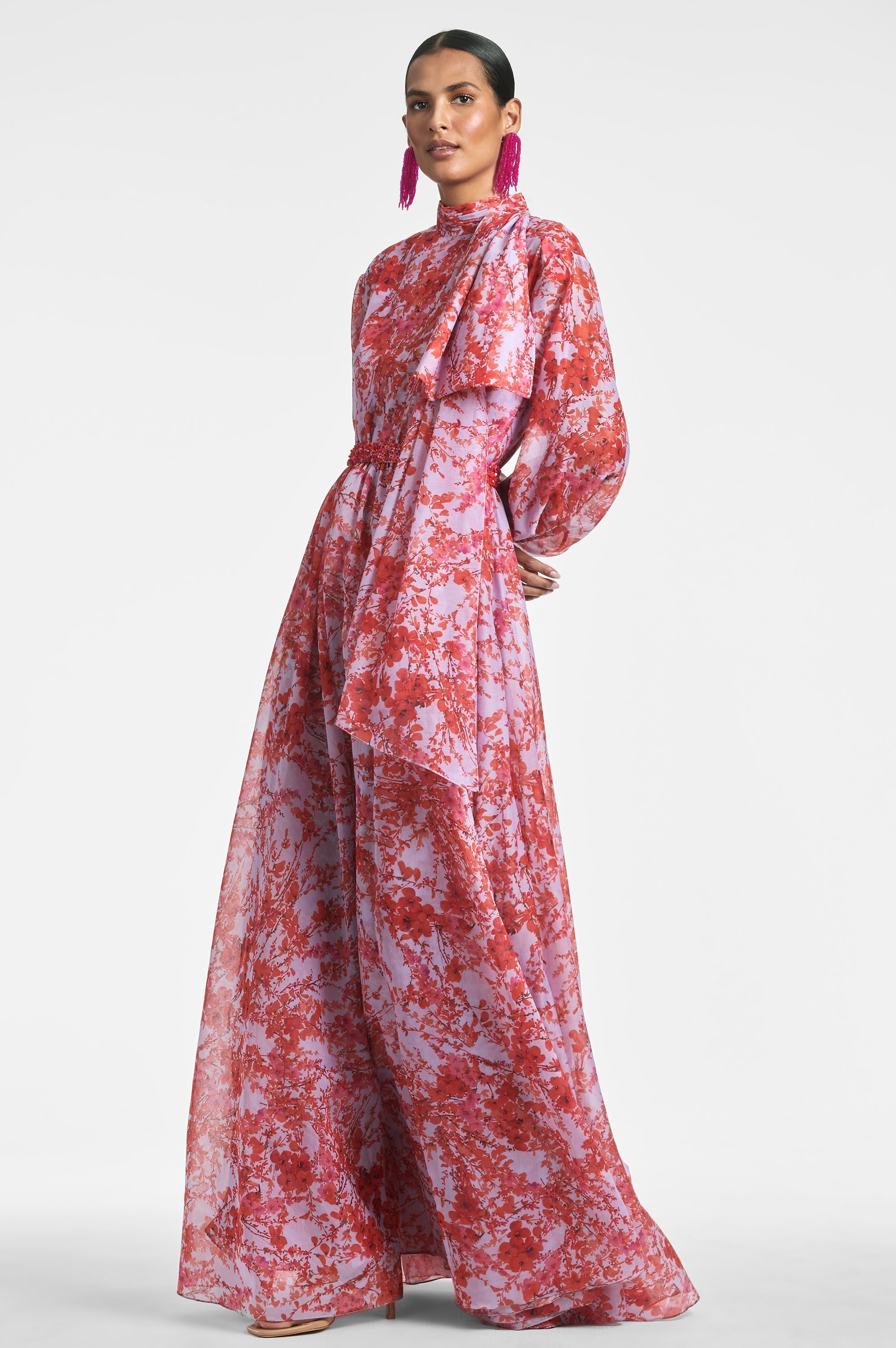 Cinzia Gown - Amaranthus Spray - Final Sale