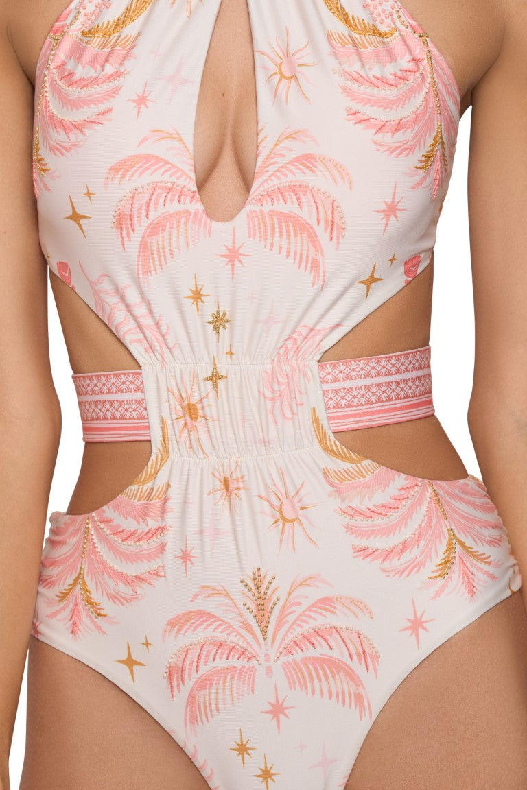 Sunset - High Neck One Piece (Moderate Fit)