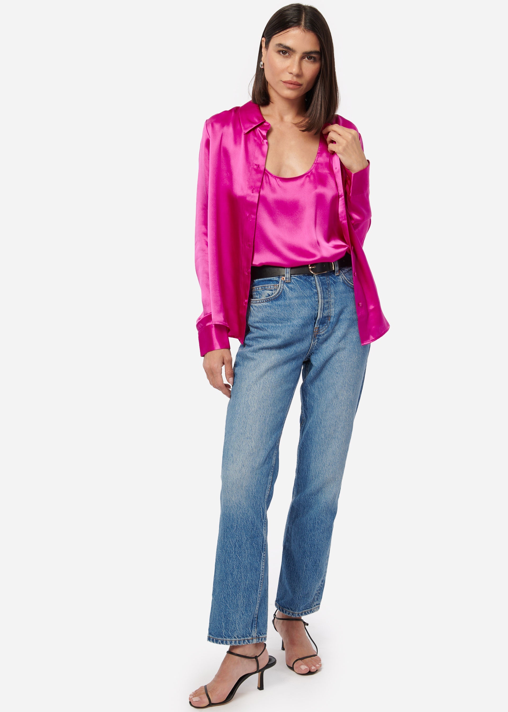 Crosby Silk Blouse Petunia