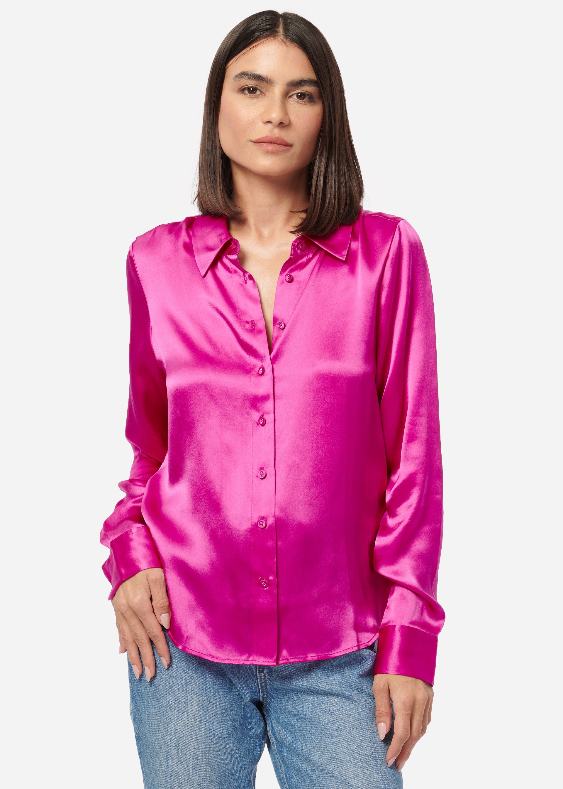 Crosby Silk Blouse Petunia