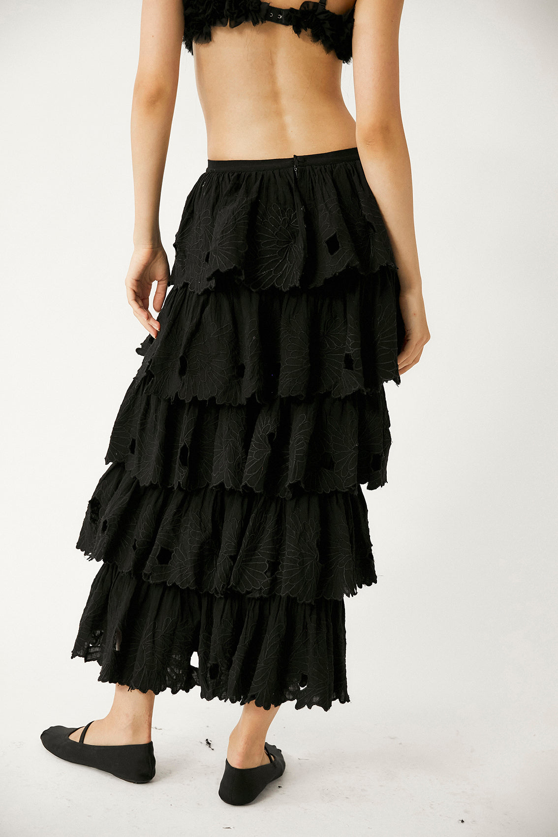 Ares  Embroidered Skirt