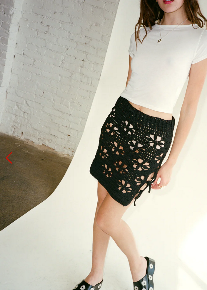 Cat Crochet Skirt