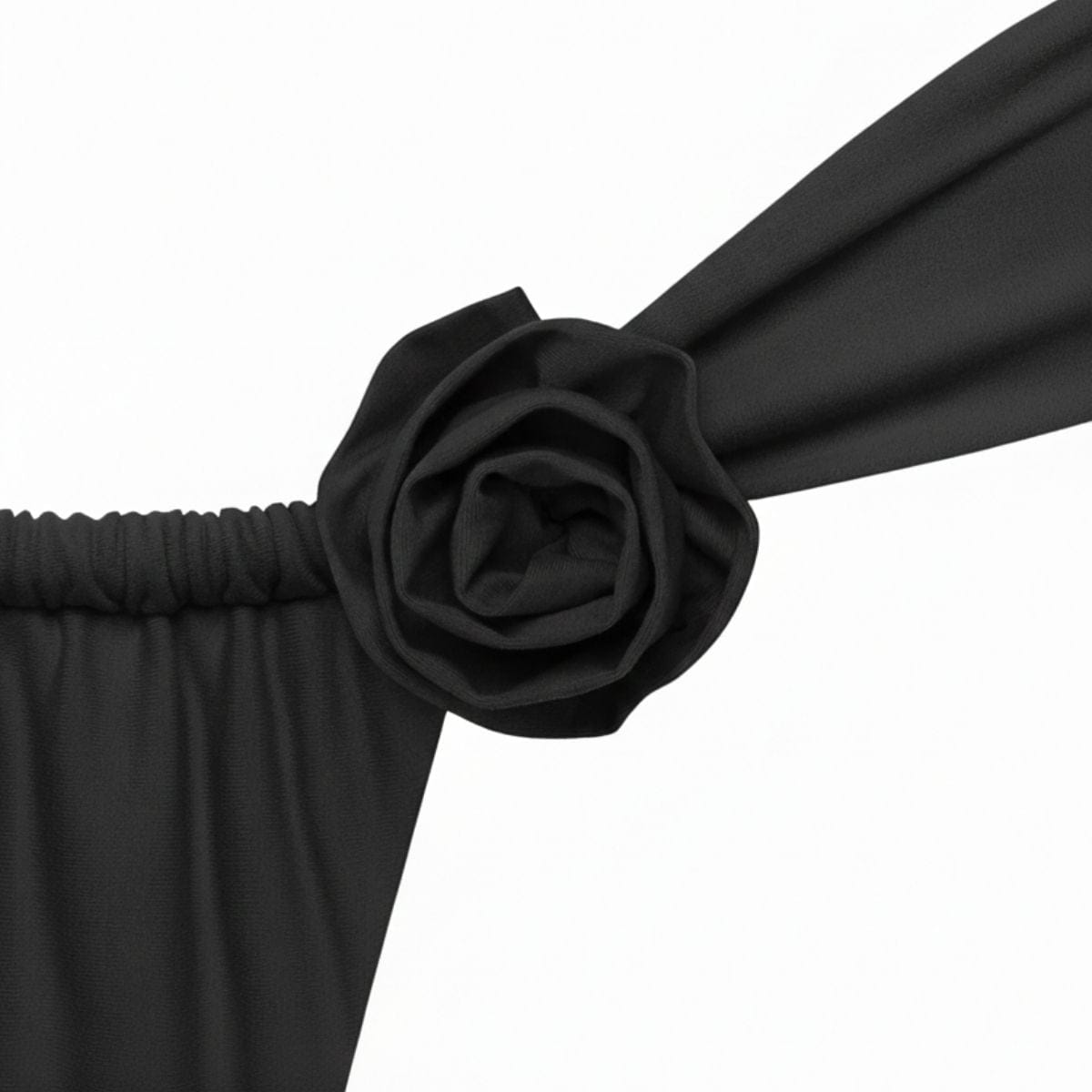Charcoal Removable Rose Pin