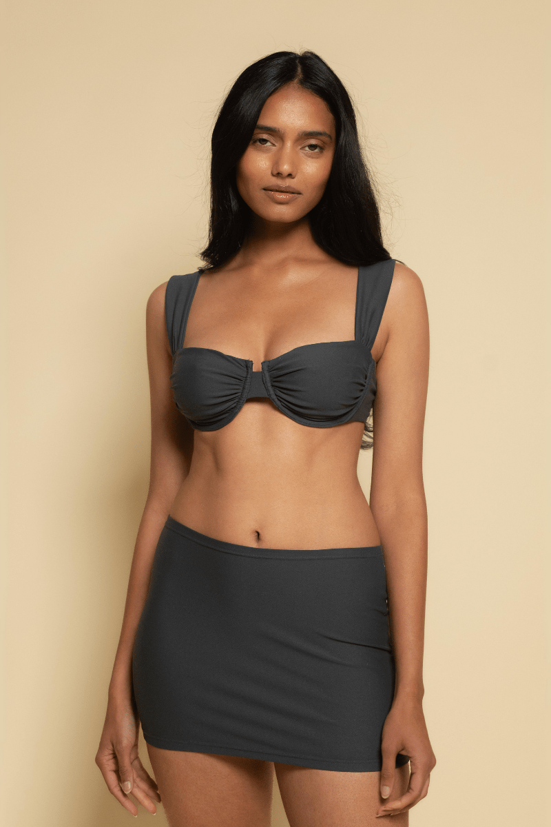 Charcoal Micro Skirt