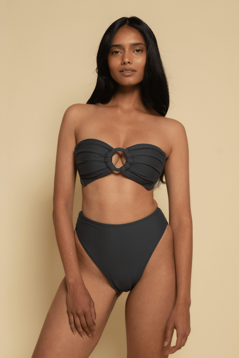 Charcoal Paula Bikini Bottom