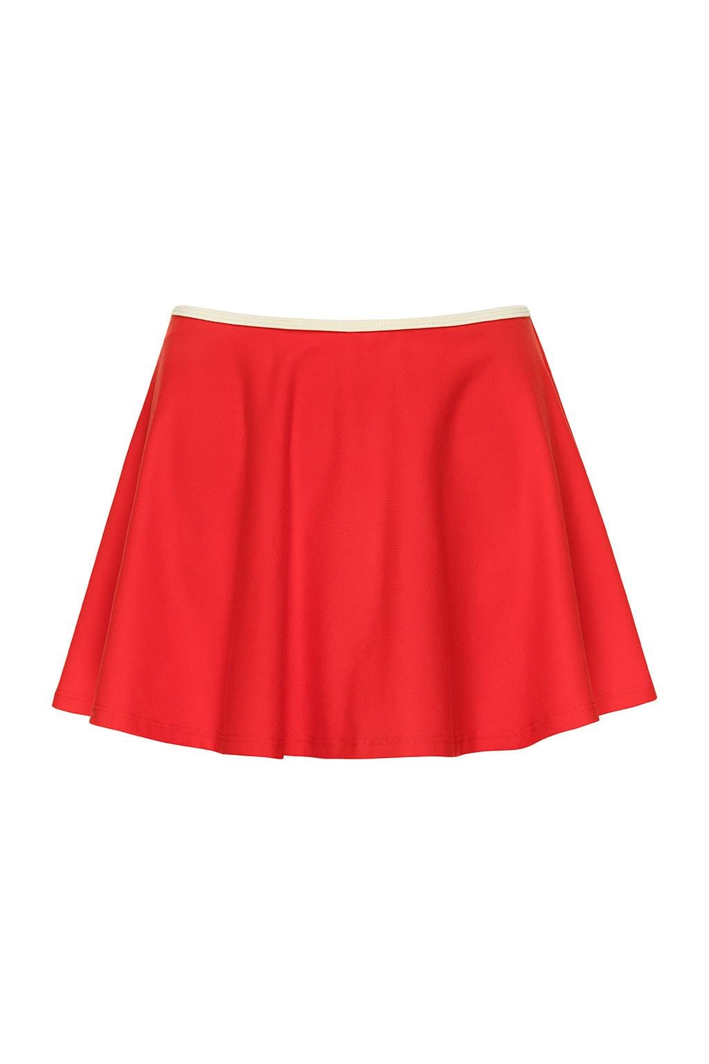 Cherry Cream Binded Ballet Skirt